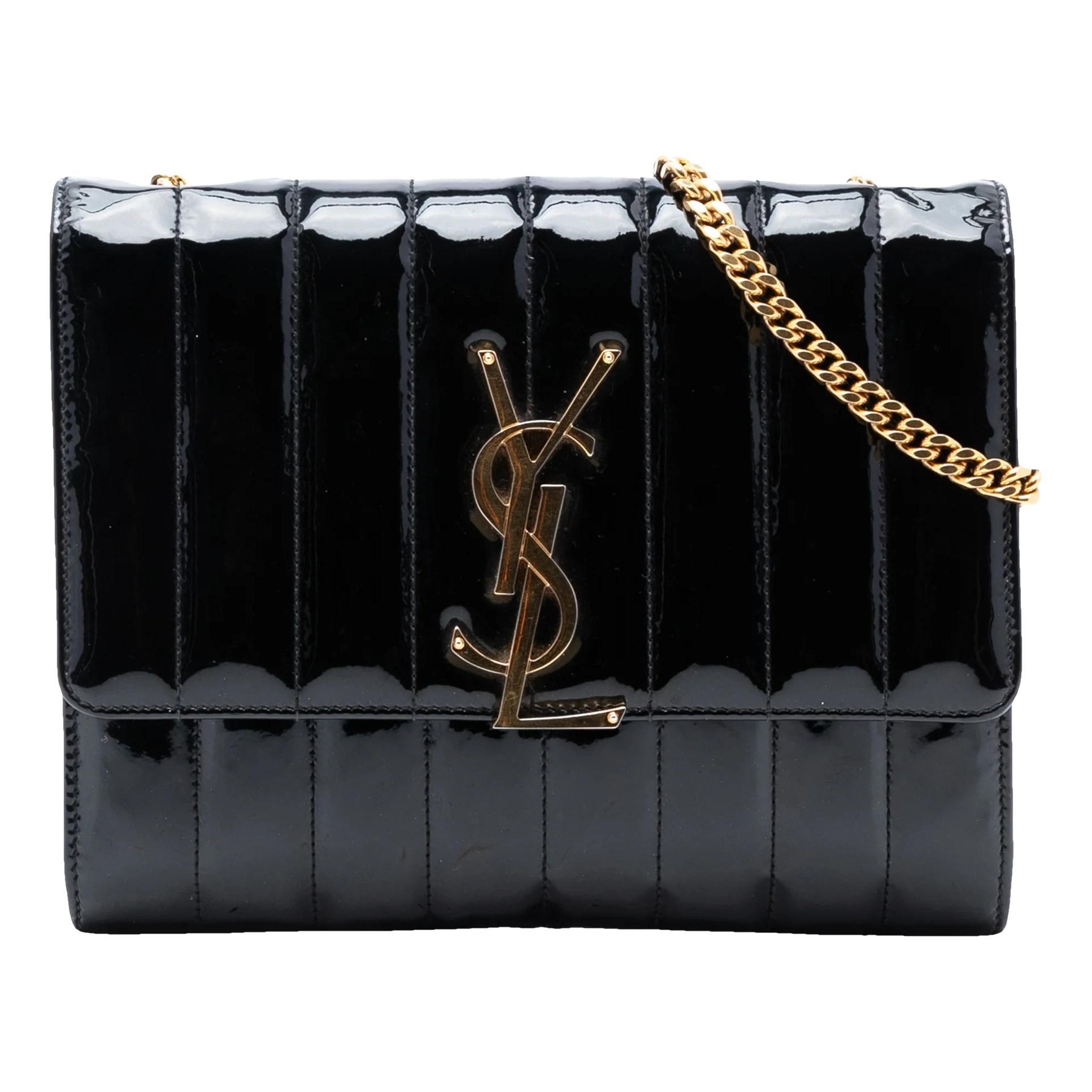 Patent leather crossbody bag