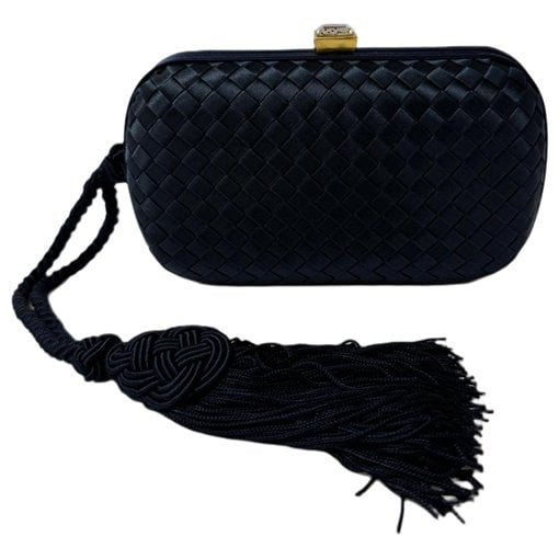 Bottega Veneta Pochette Knot silk clutch bag