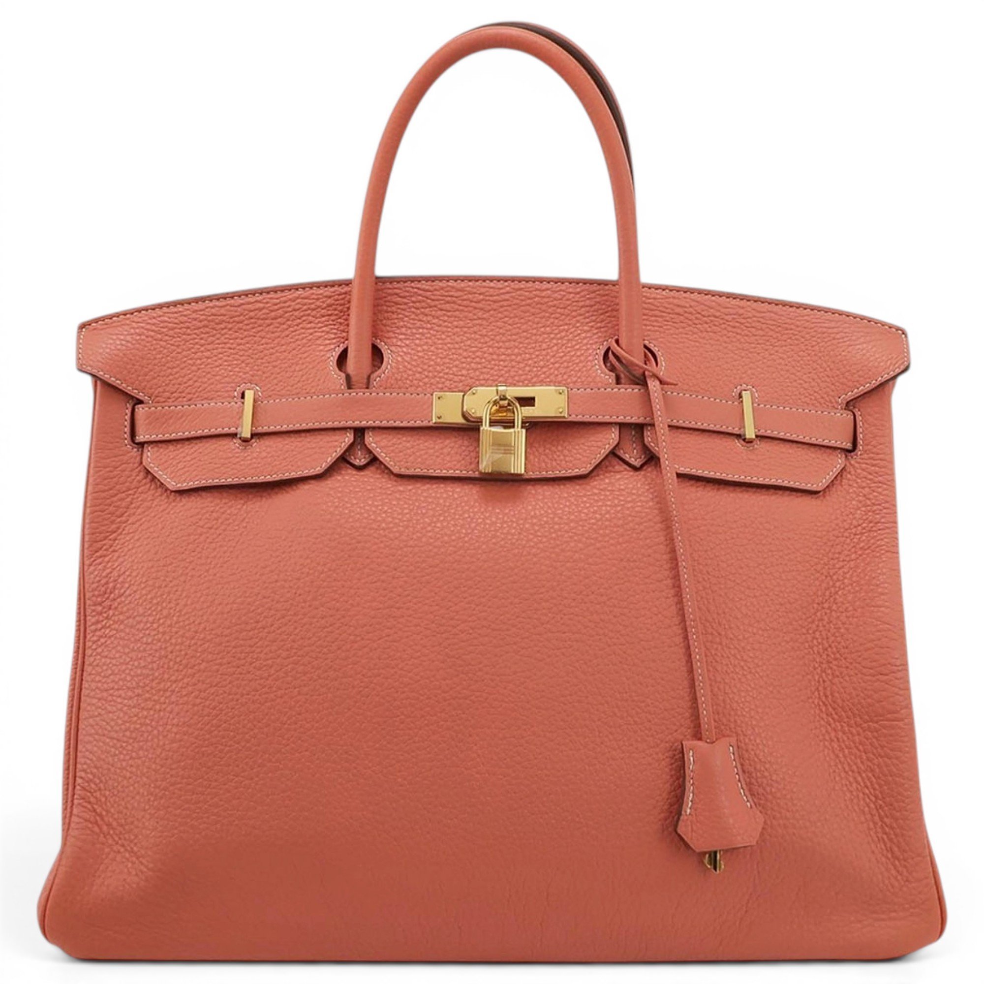 Hermes Birkin 40 Handbag Gold