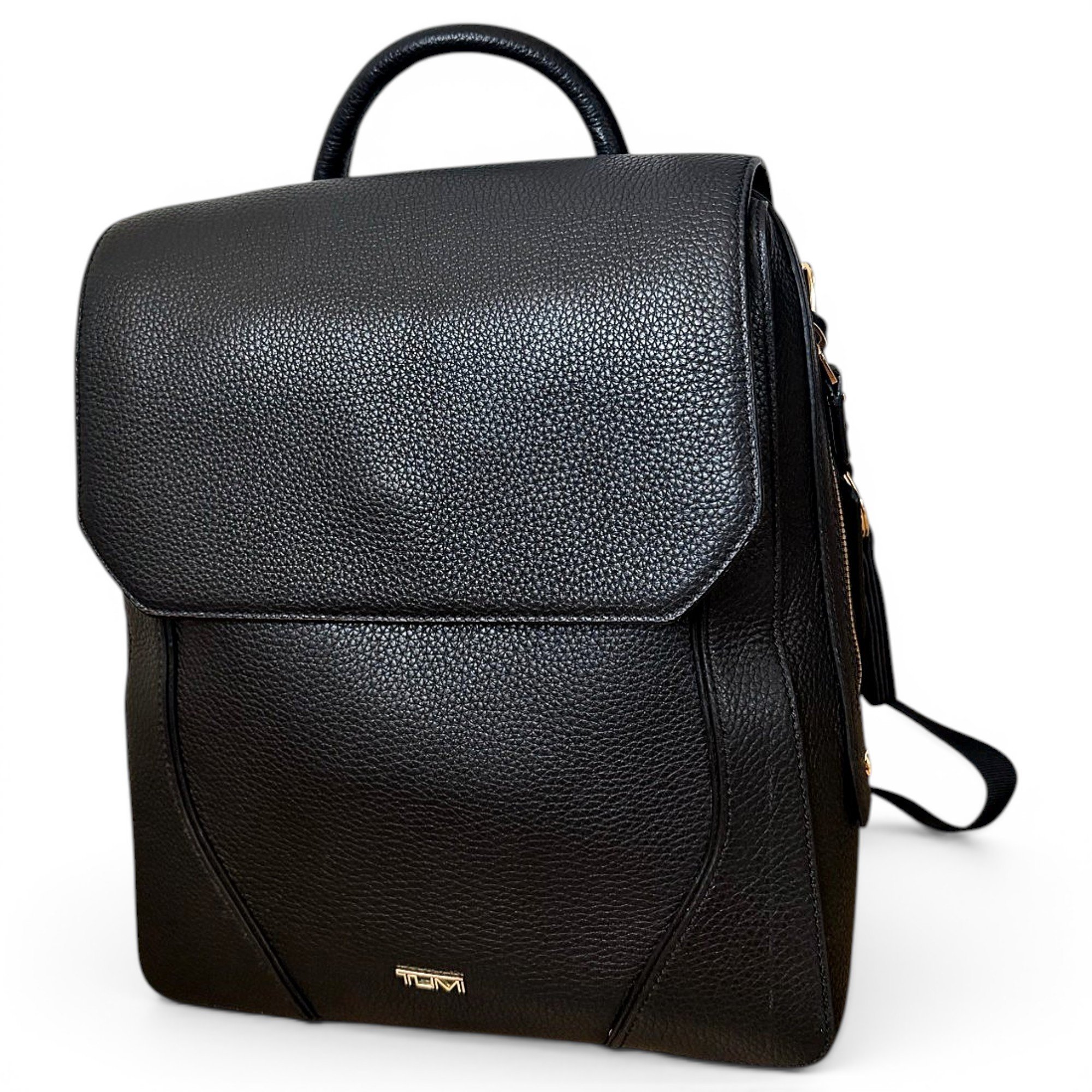 Leather backpack