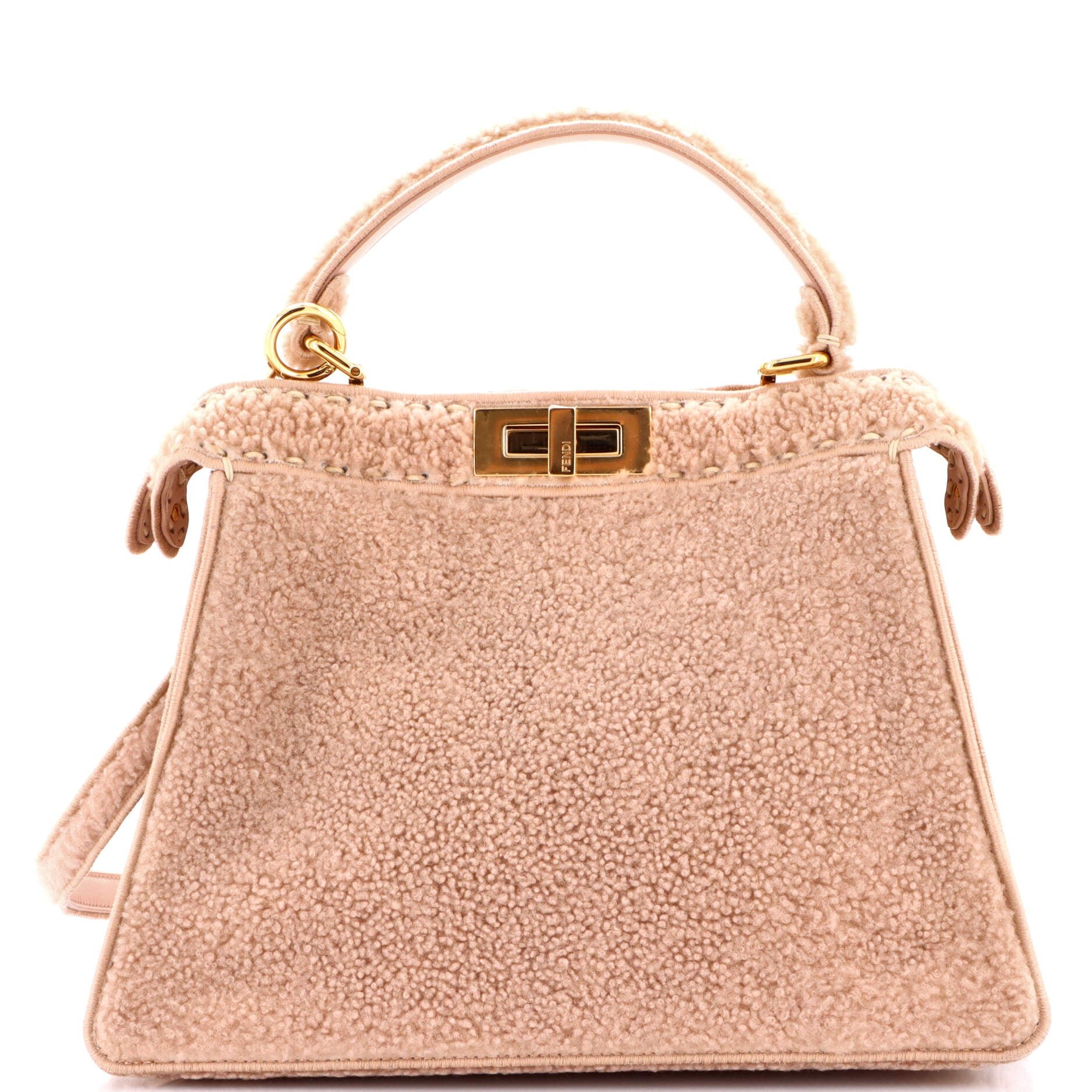 Fendi Peekaboo ISeeU Bag Shearling Medium