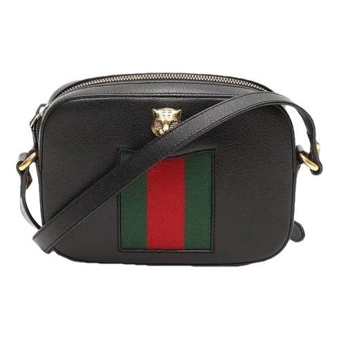 Animalier leather crossbody bag