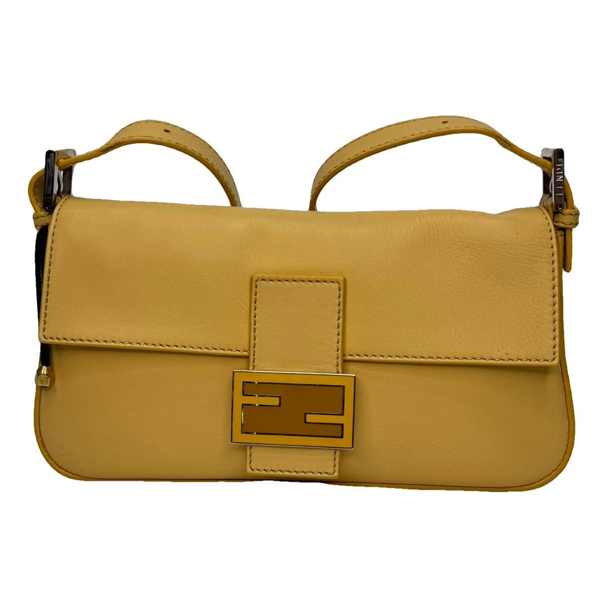 Baguette leather handbag