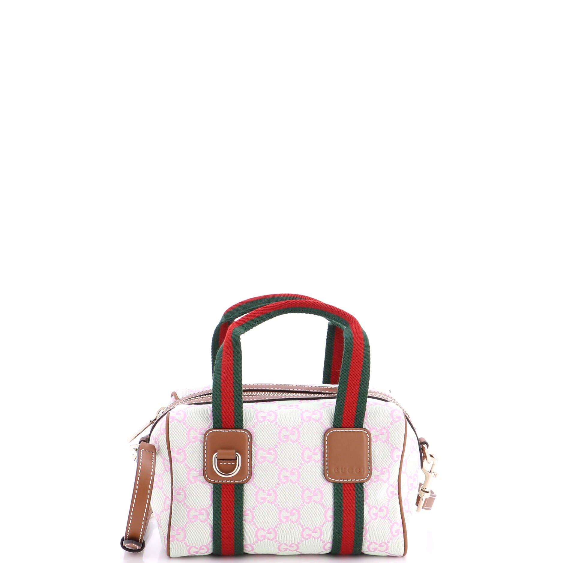 Web Boston Bag GG Canvas Mini