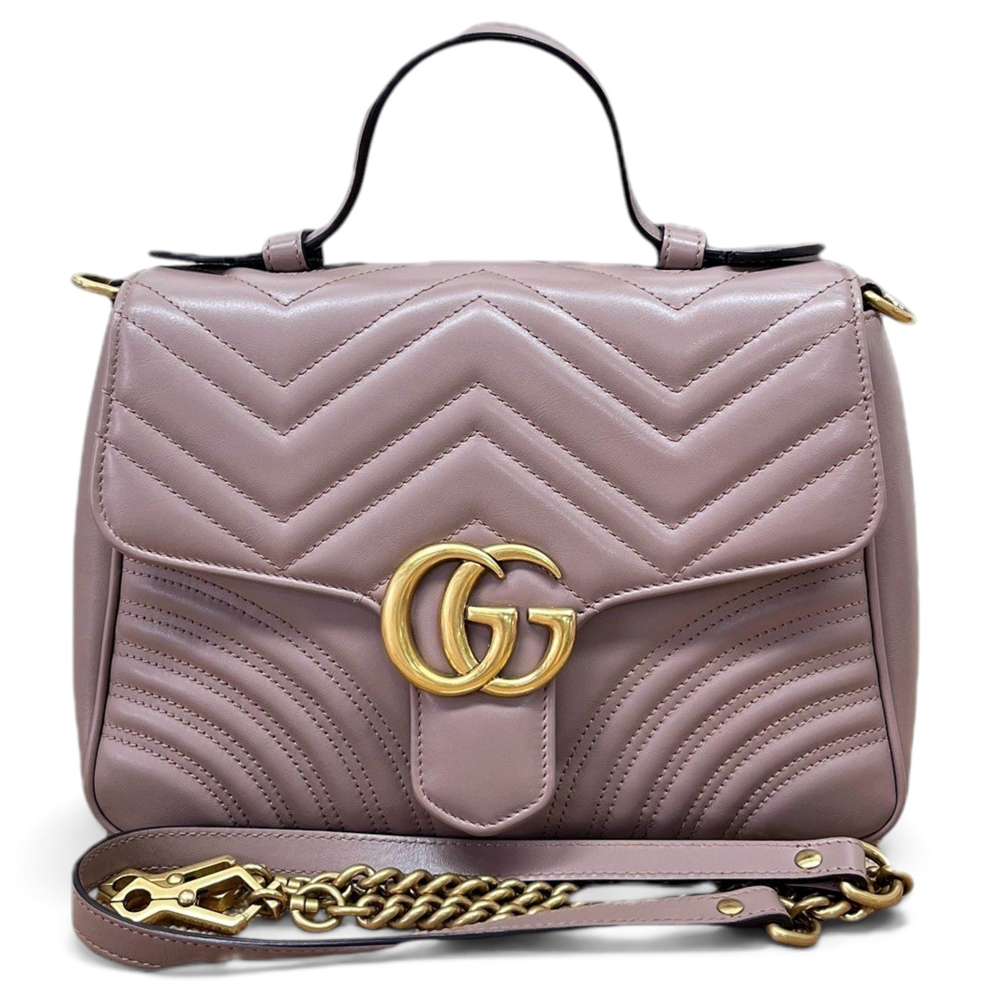 GG Marmont Flap leather handbag