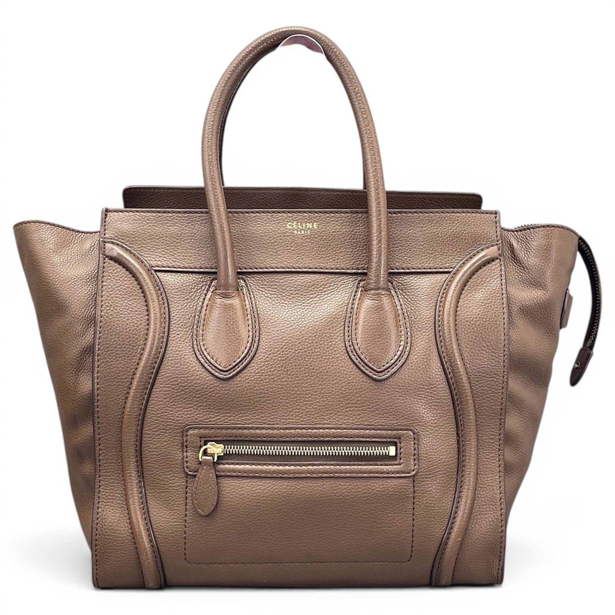 Luggage leather handbag