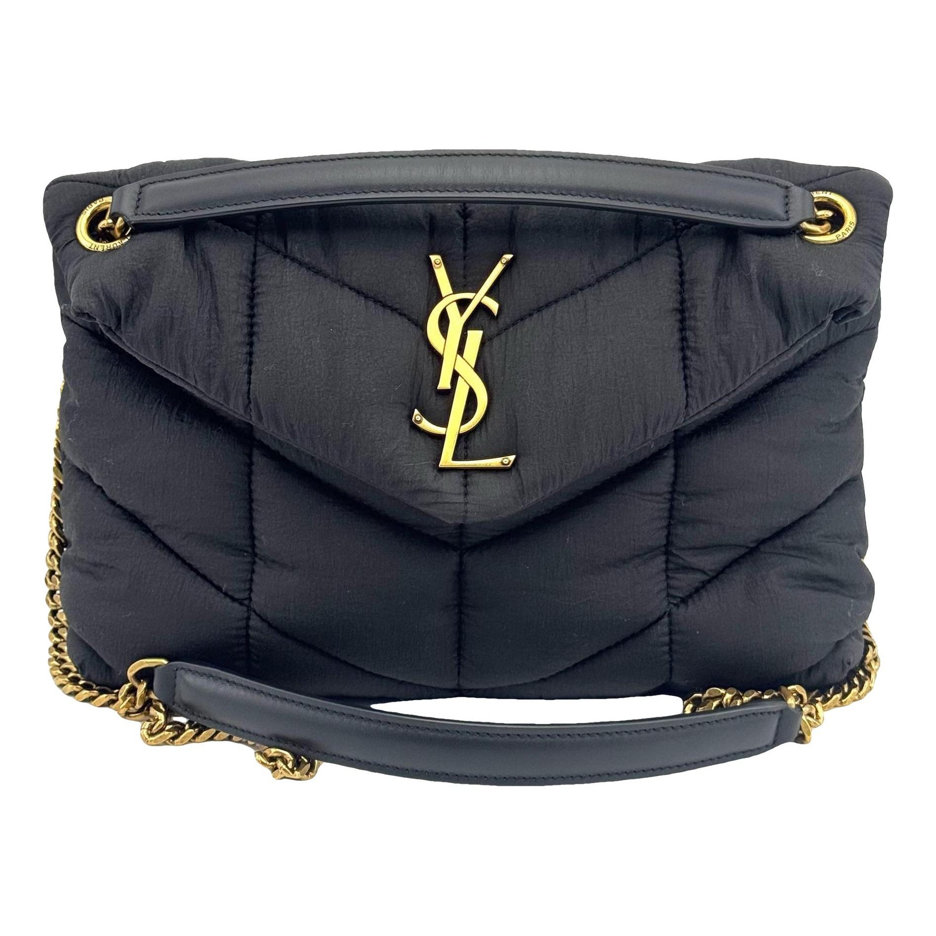 Y linen crossbody bag