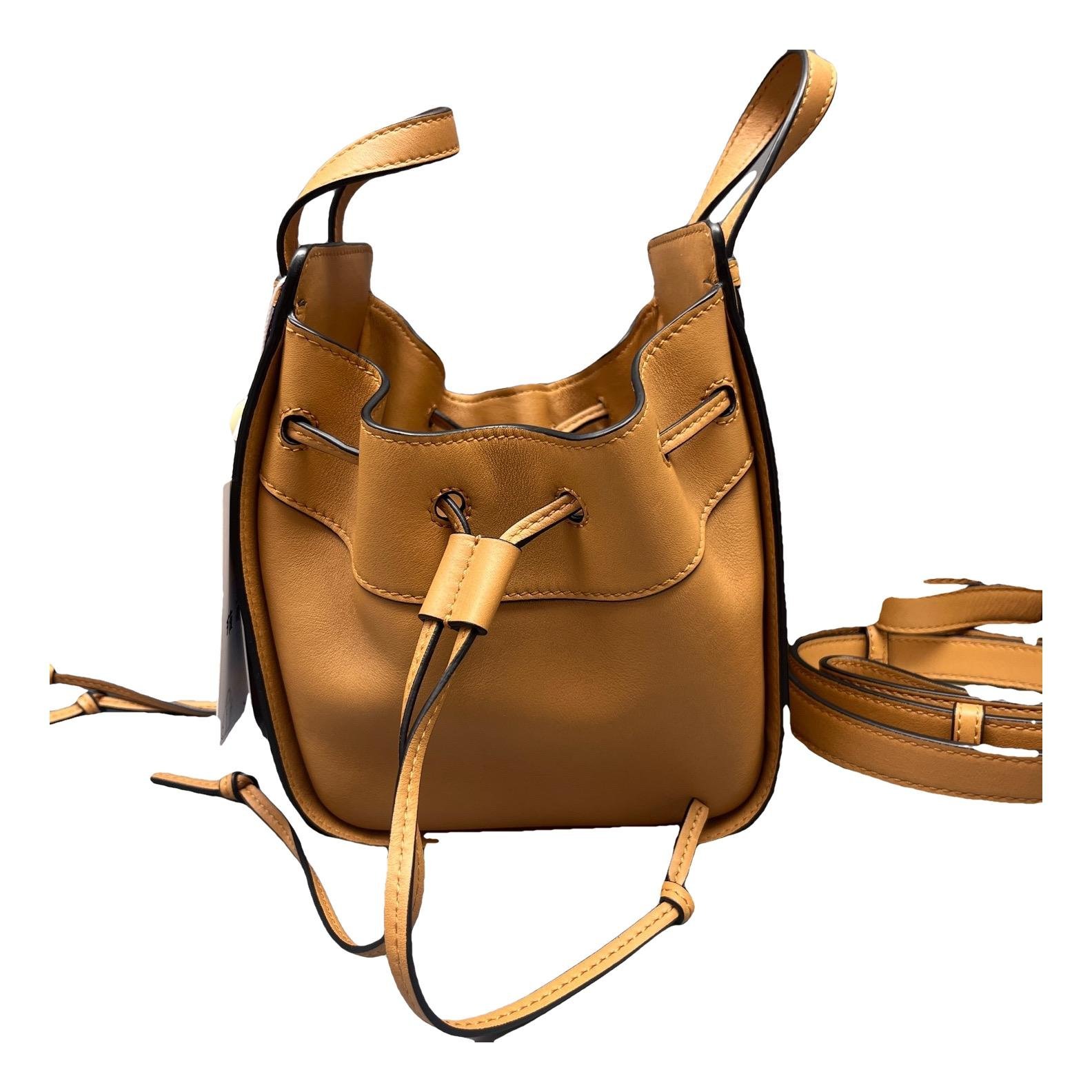 Hammock leather handbag