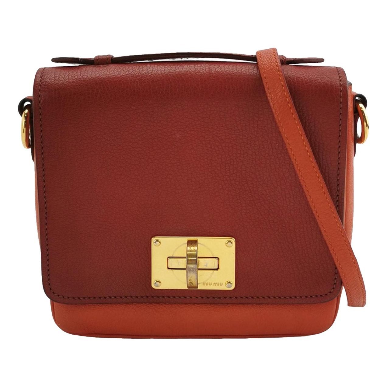 Madras leather crossbody bag