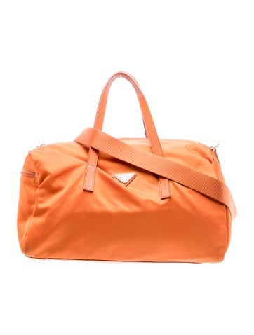 Saffiano Leather Weekender Bag