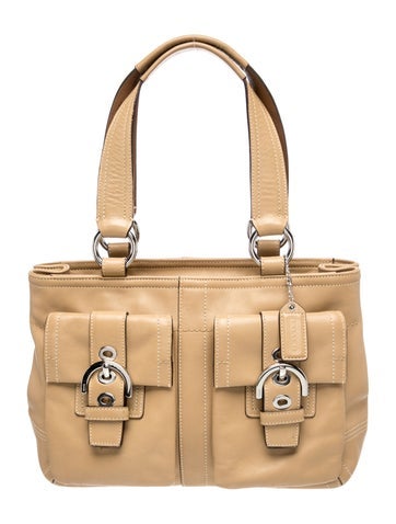 Leather Top Handle Bag
