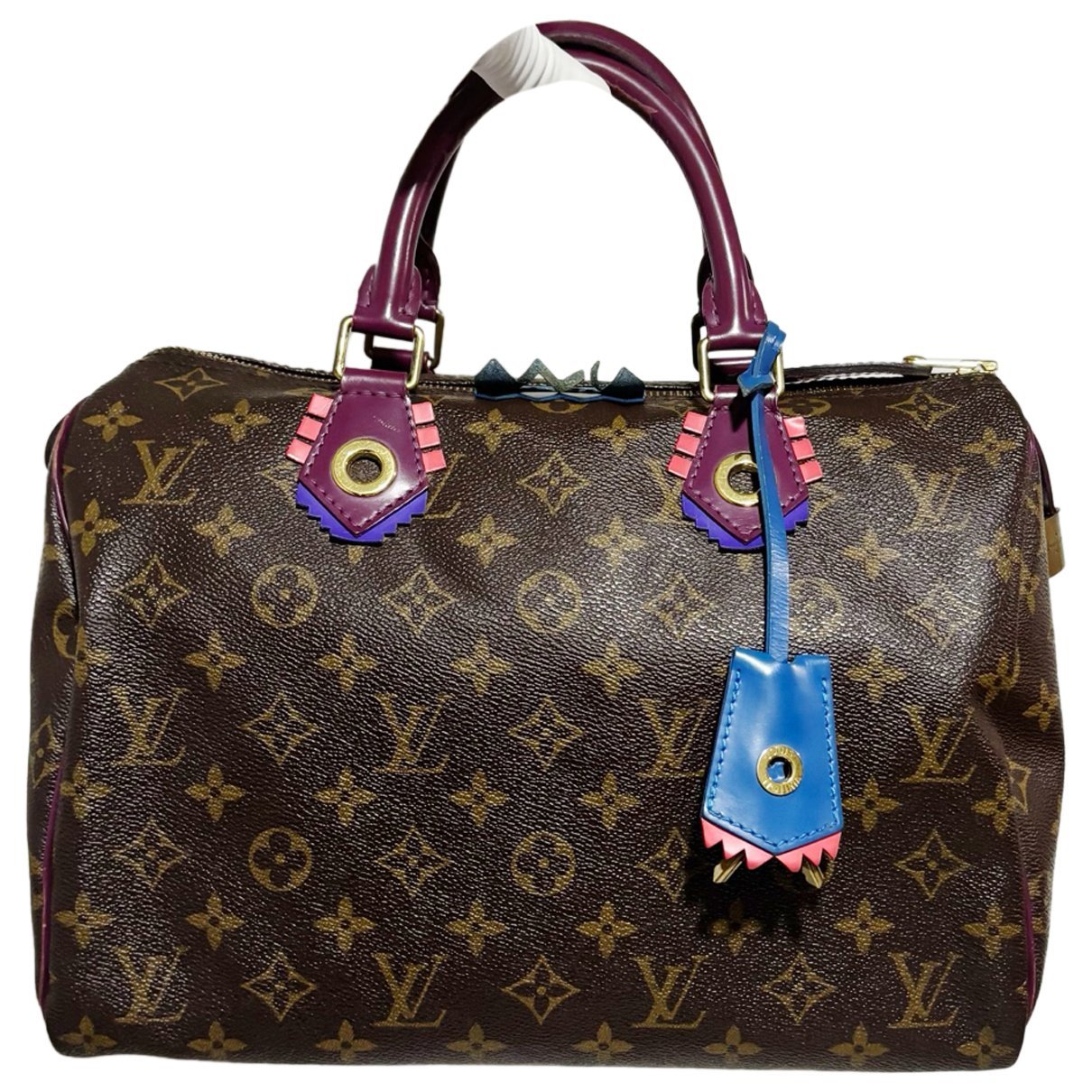 Speedy leather handbag