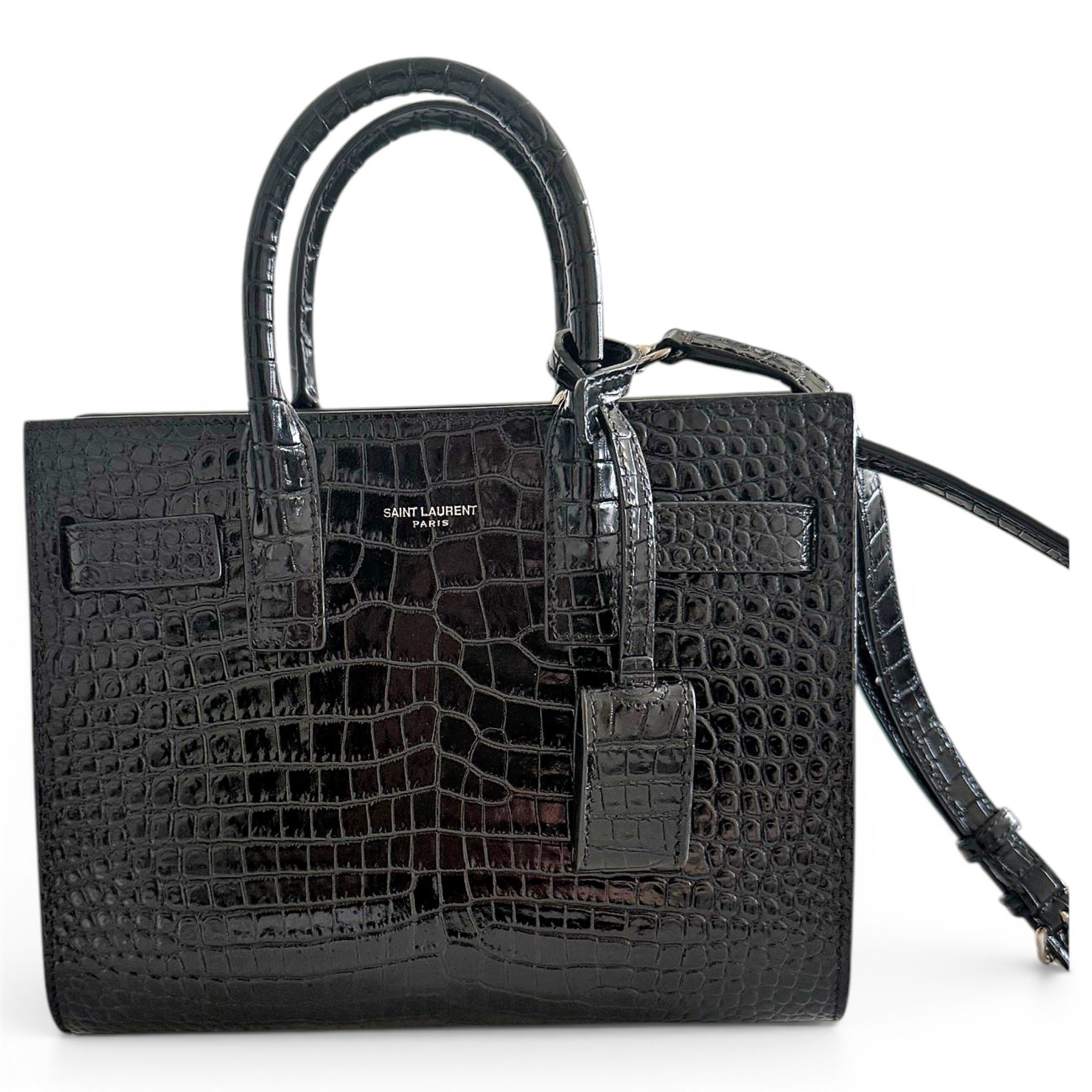 Saint Laurent Sac de Jour leather handbag