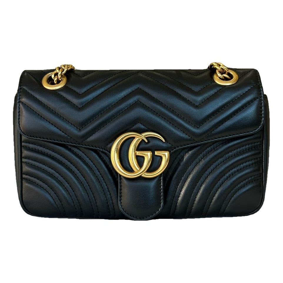 GG Marmont Flap leather handbag