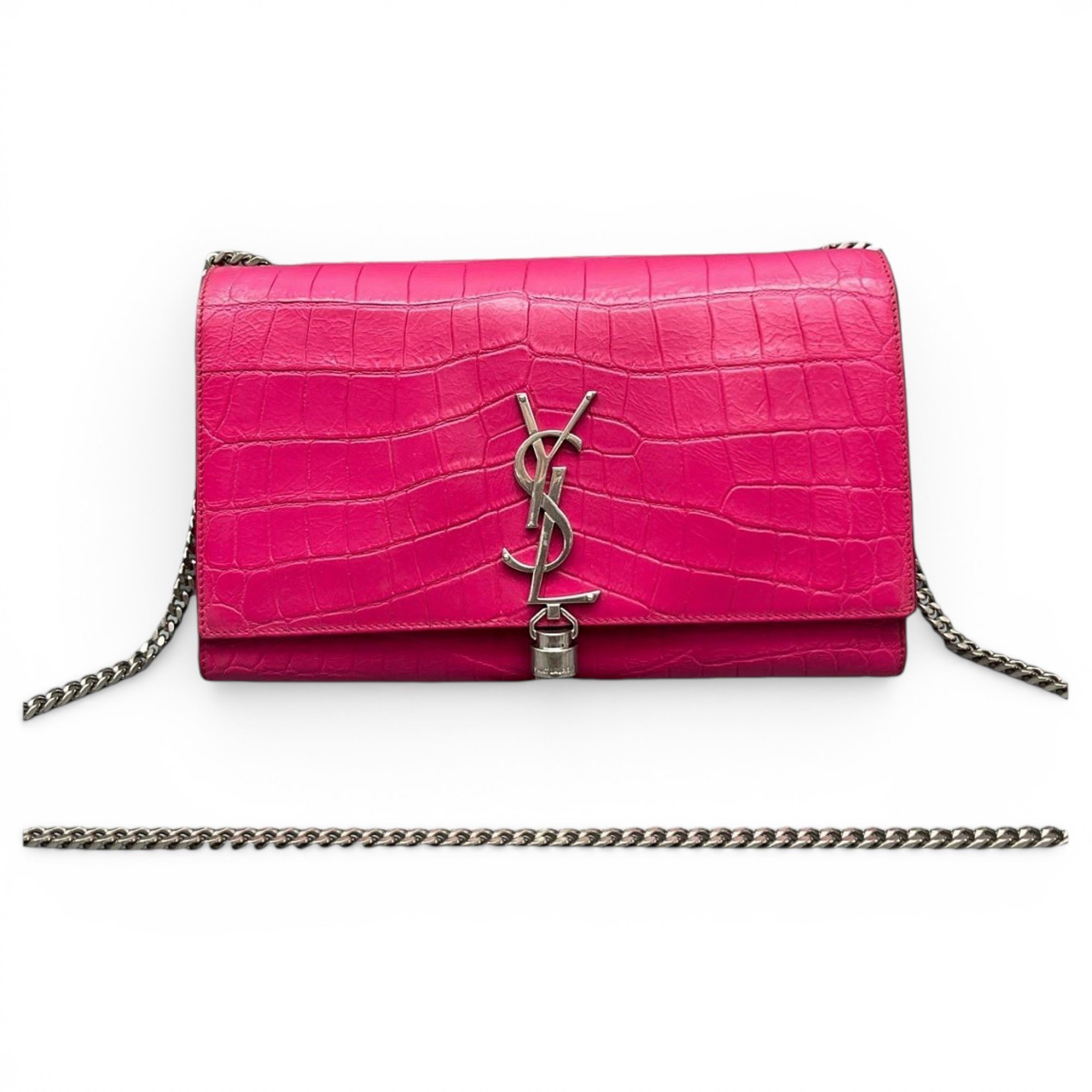 Pompom Kate leather handbag