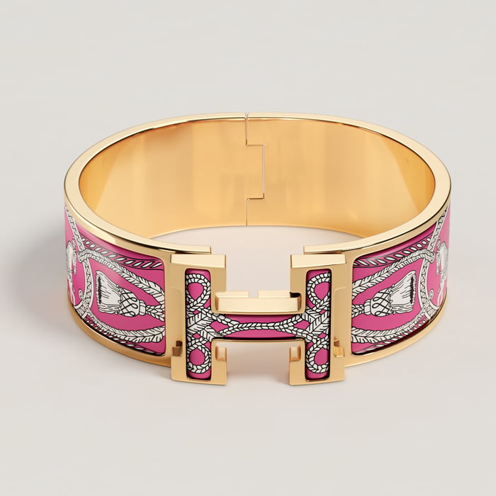 Crépuscule Violet Clic Clac H Grand Apparat Bracelet