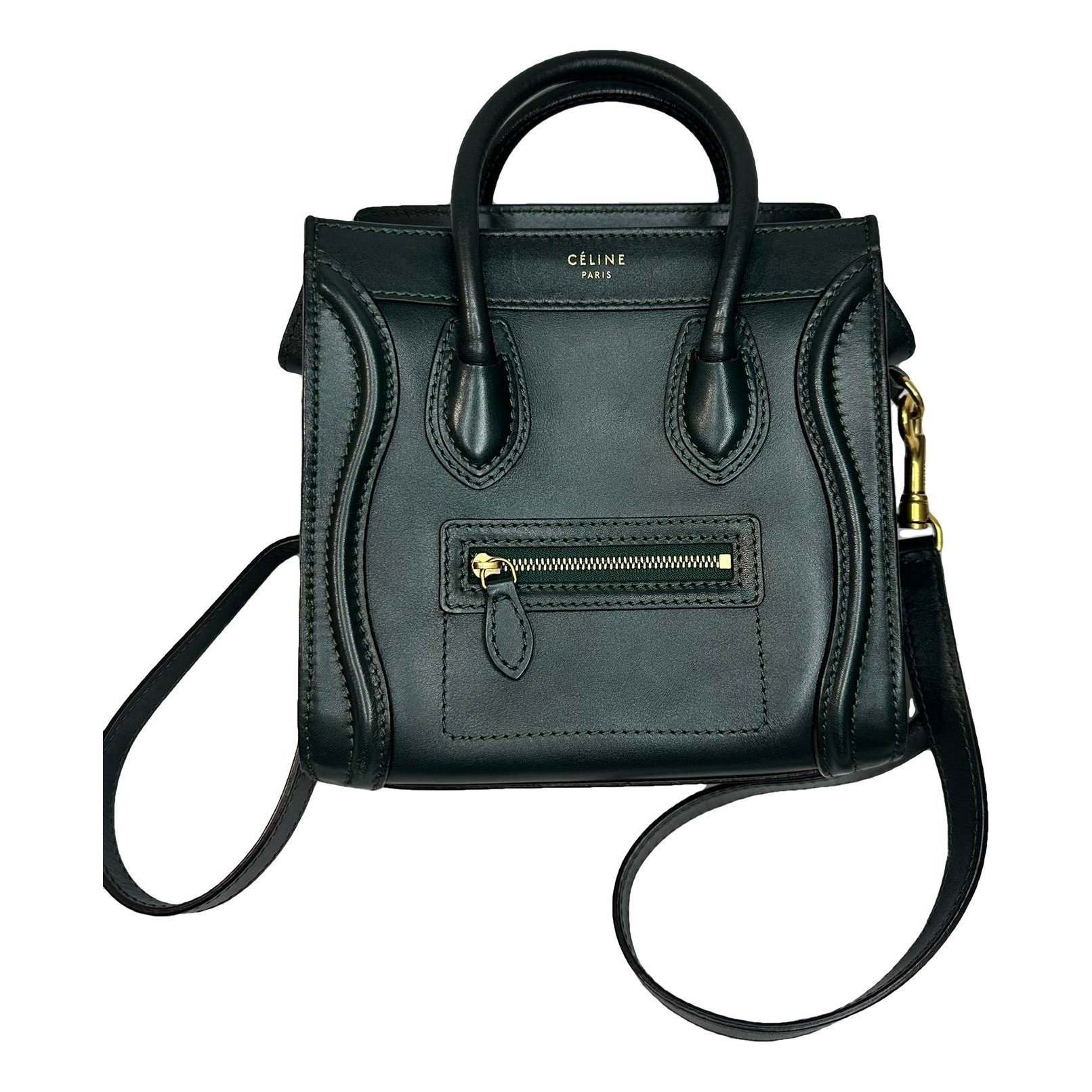 Nano Luggage leather handbag