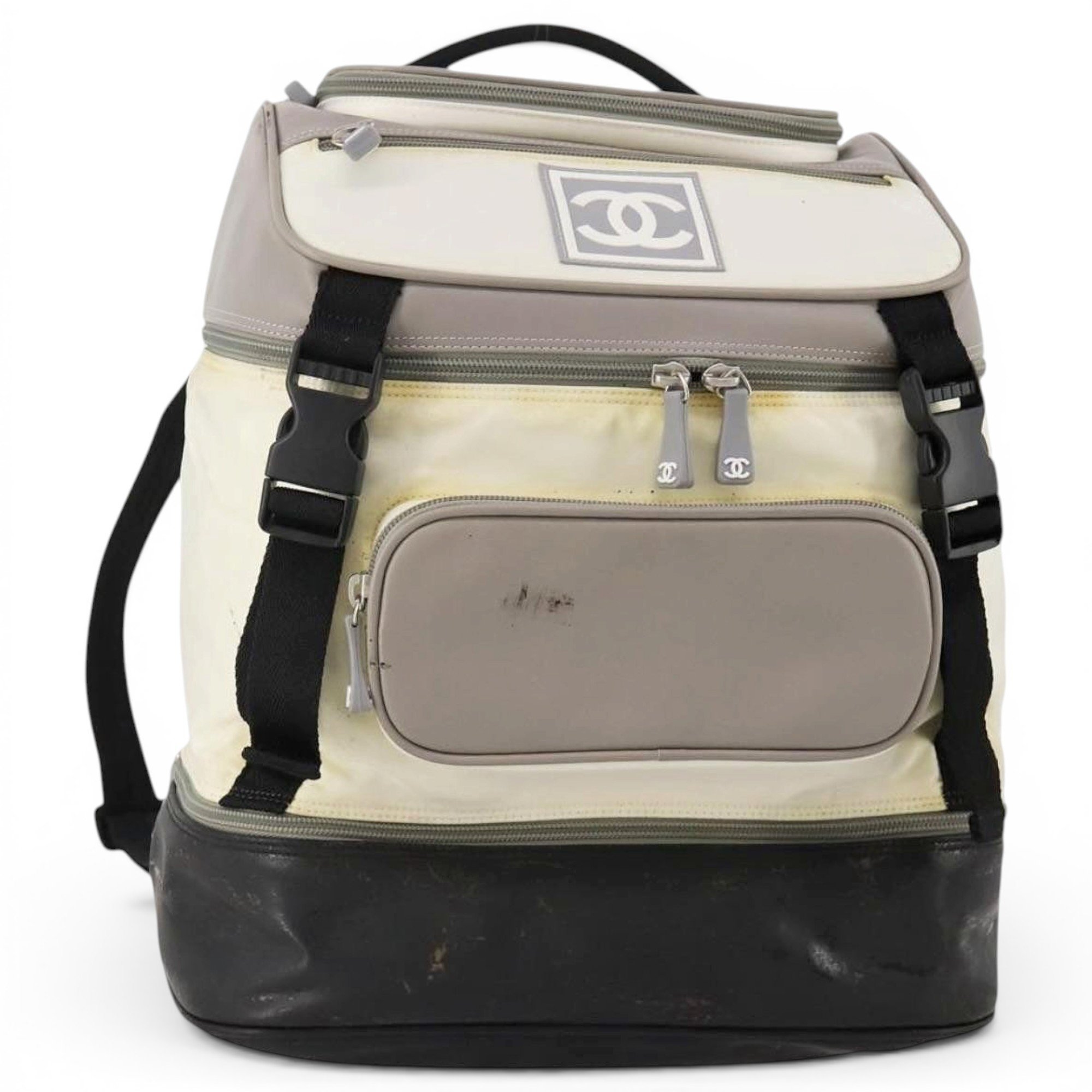 Leather backpack