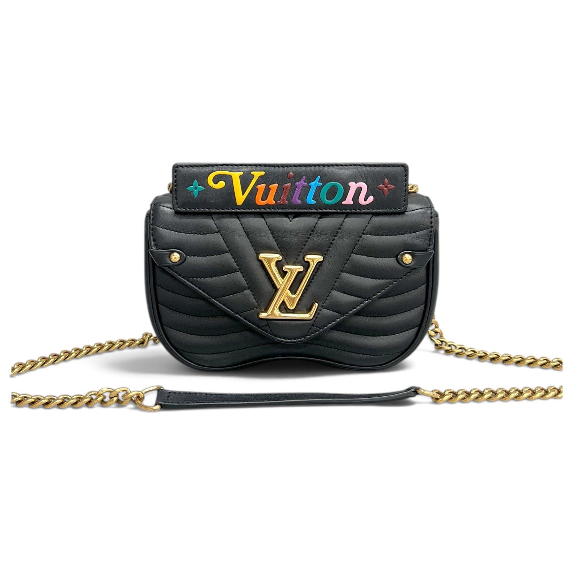 New Wave leather handbag