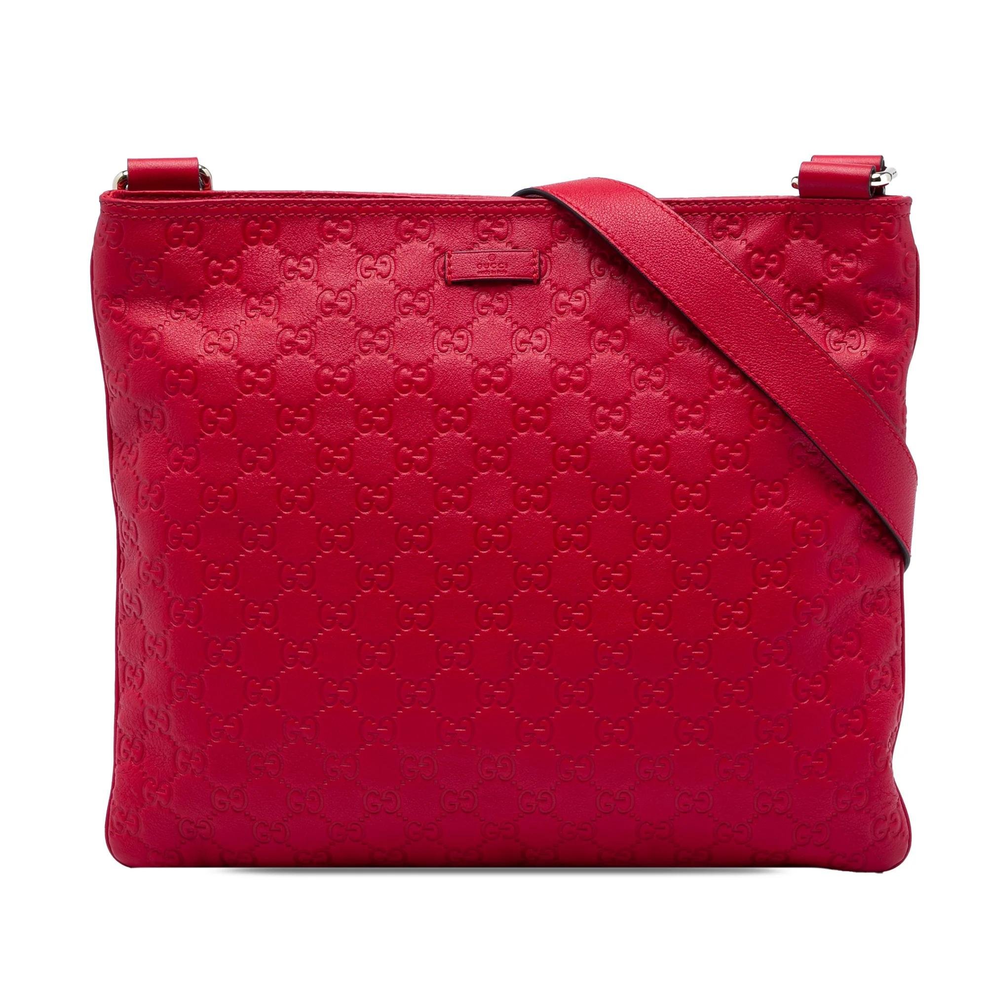 Gucci B leather crossbody bag