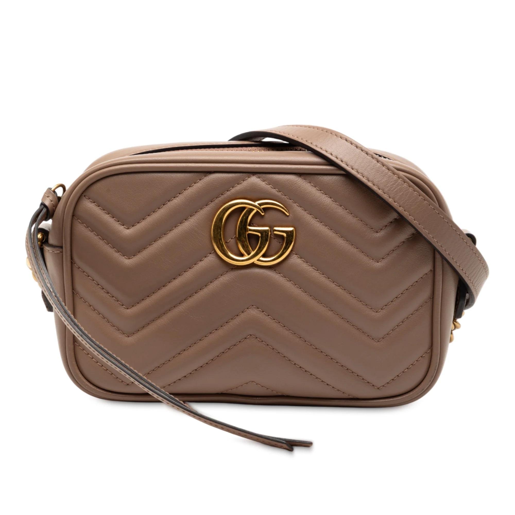 GG Marmont pony-style calfskin handbag