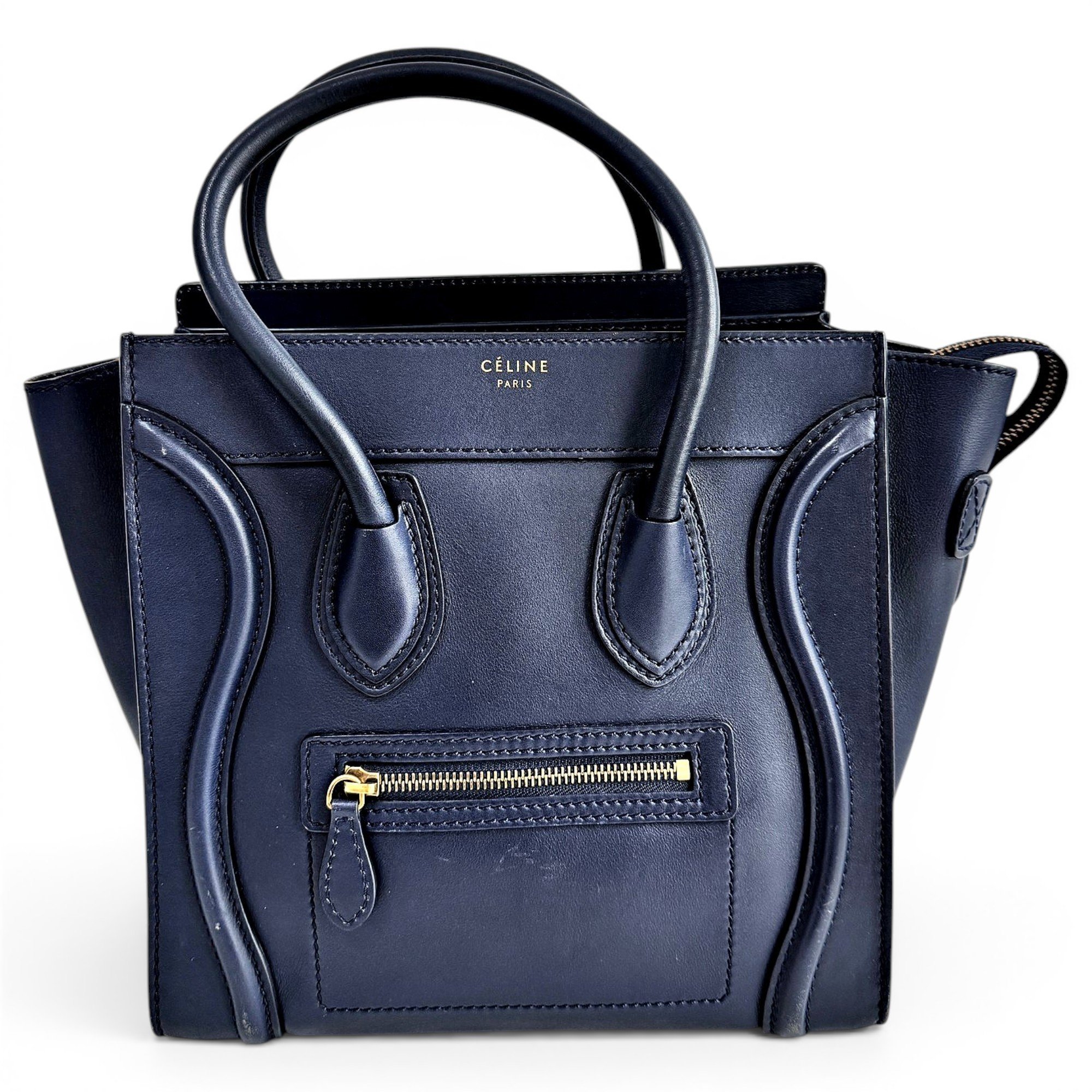 Luggage leather handbag