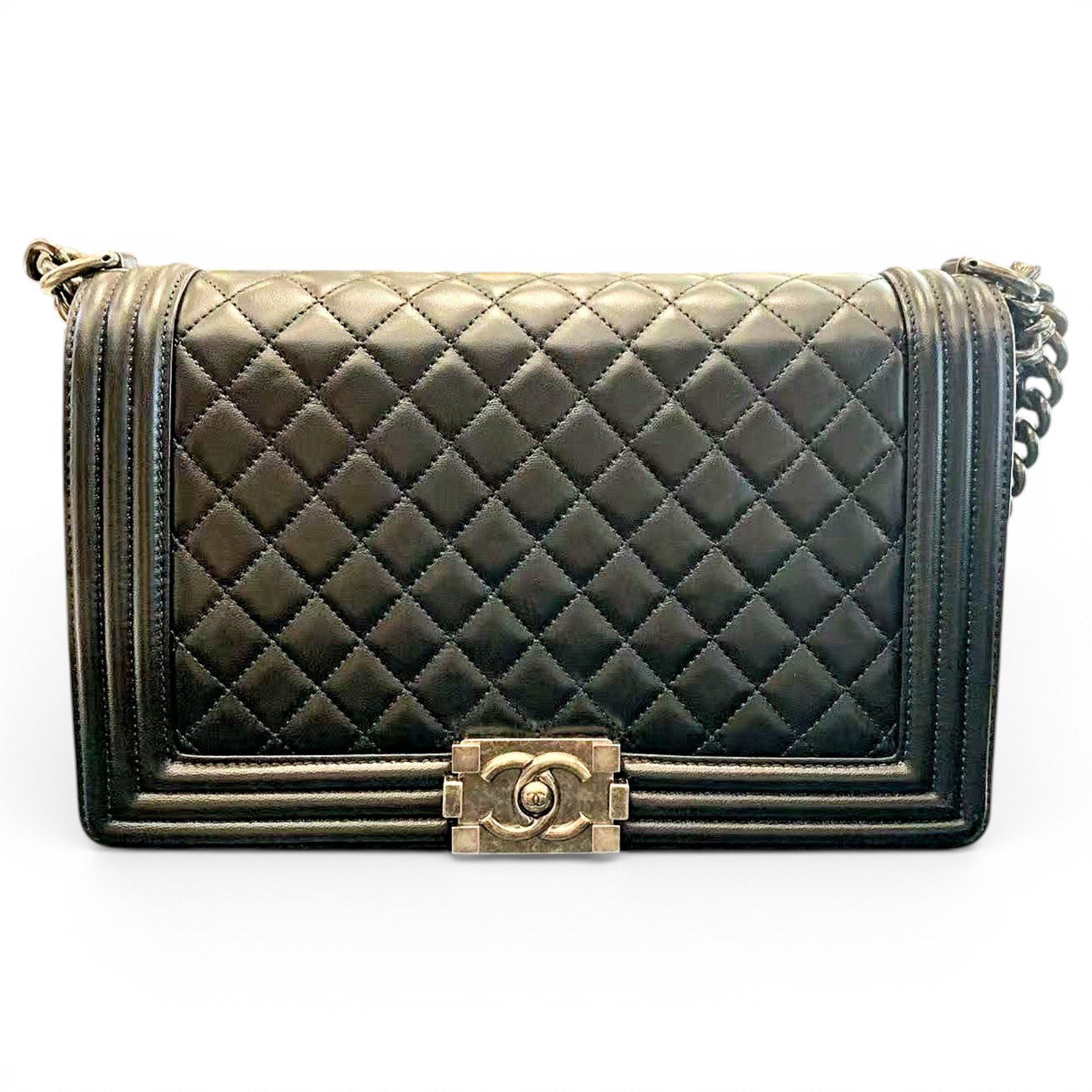 Boy leather crossbody bag