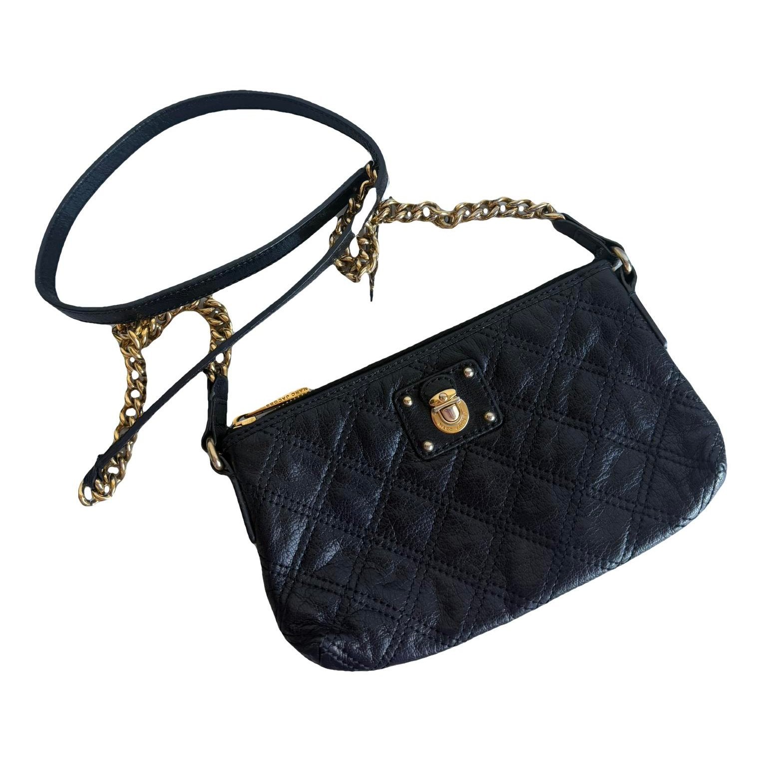 Single leather crossbody bag
