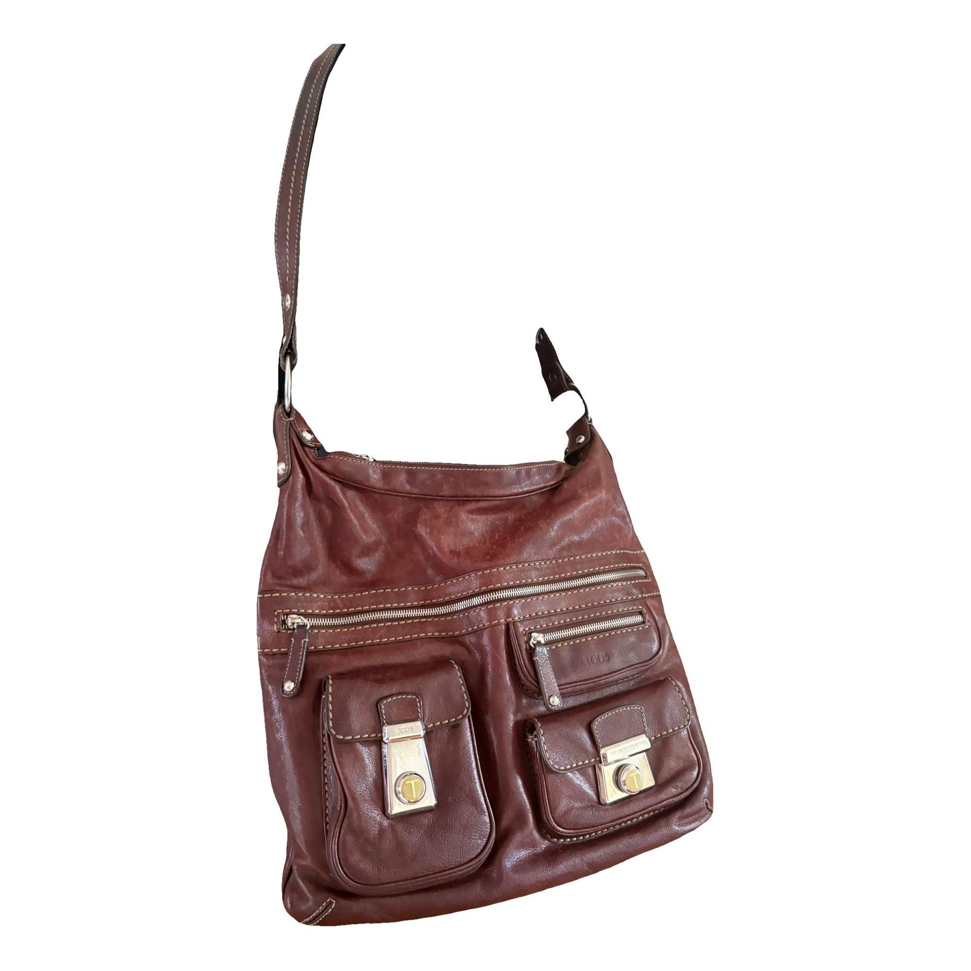 Leather tote