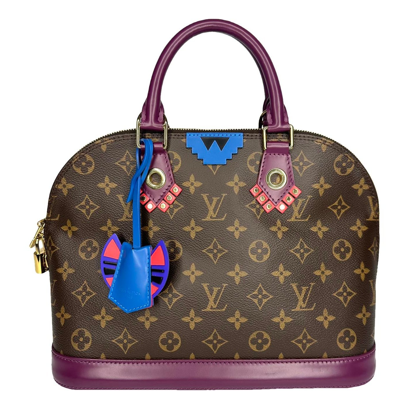 Alma leather handbag