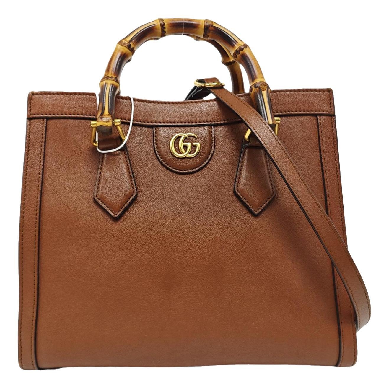 Diana Bamboo leather tote
