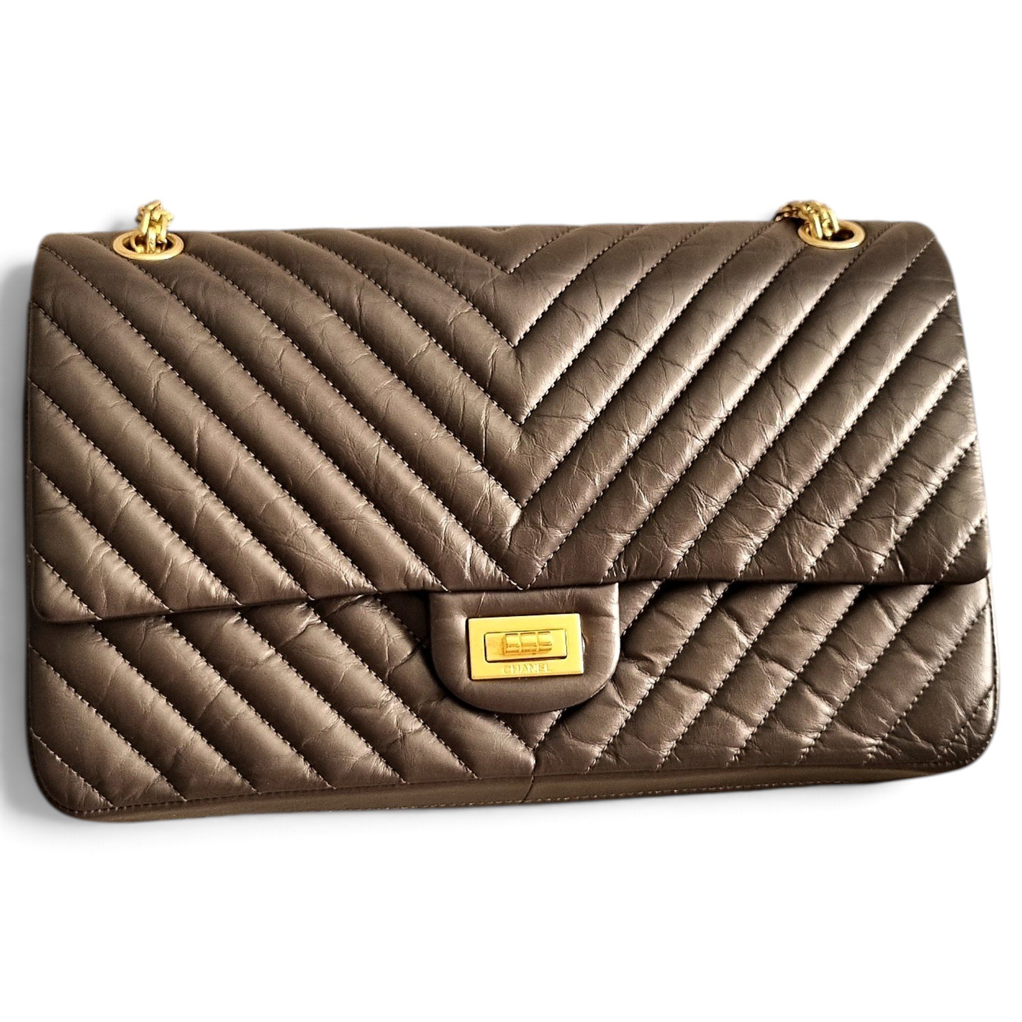 2.55 leather handbag