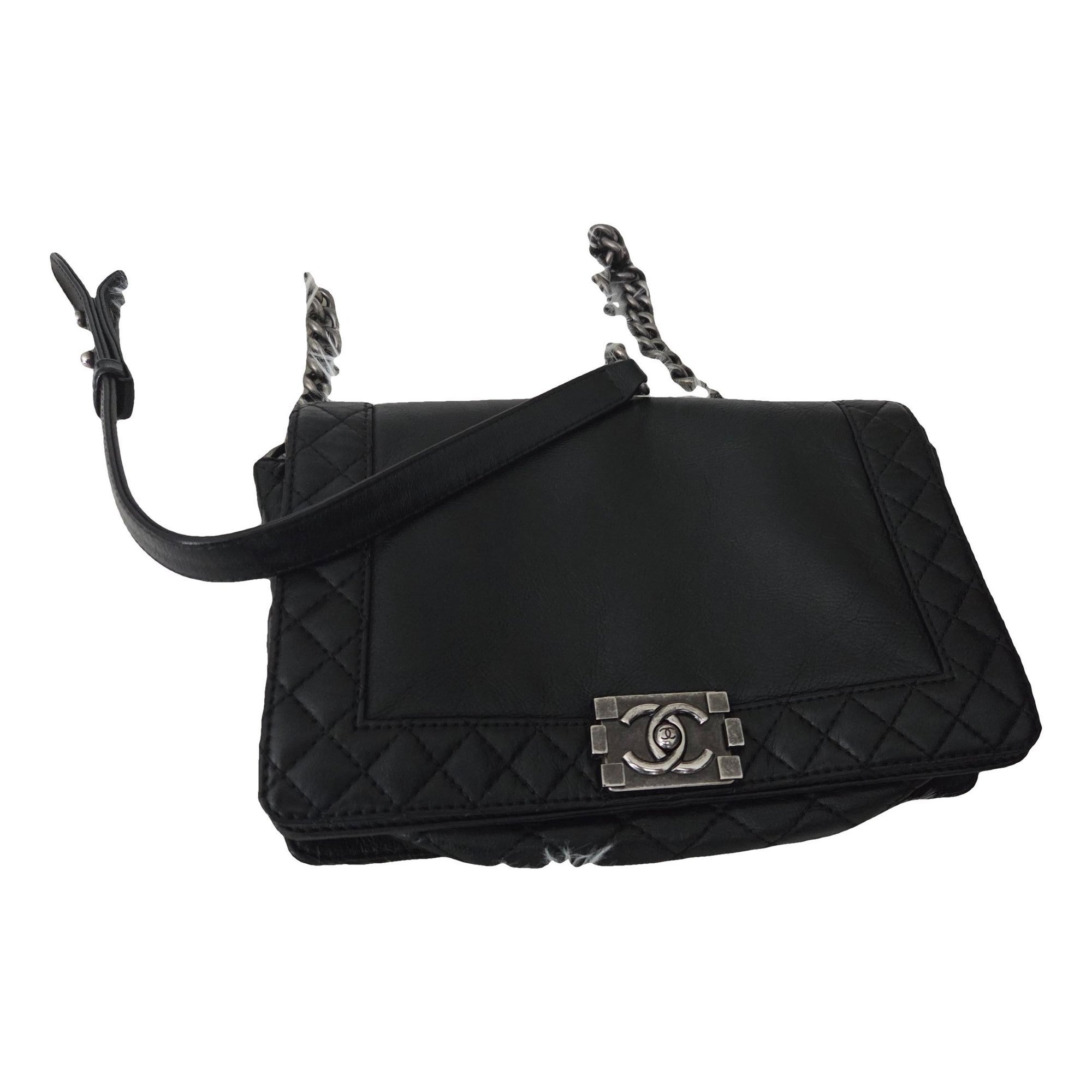 Boy leather crossbody bag