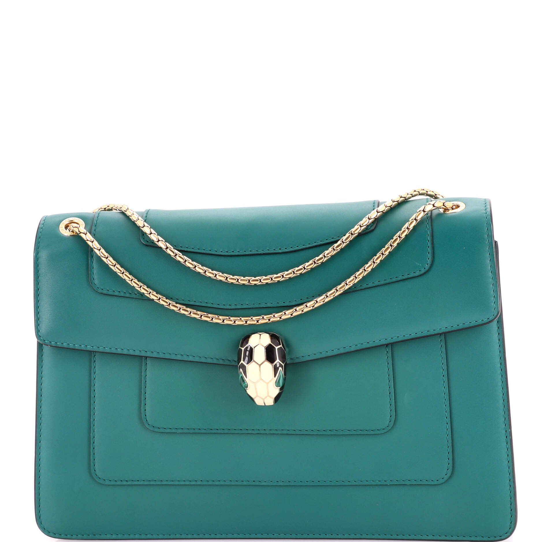 Serpenti Forever Shoulder Bag Leather Medium