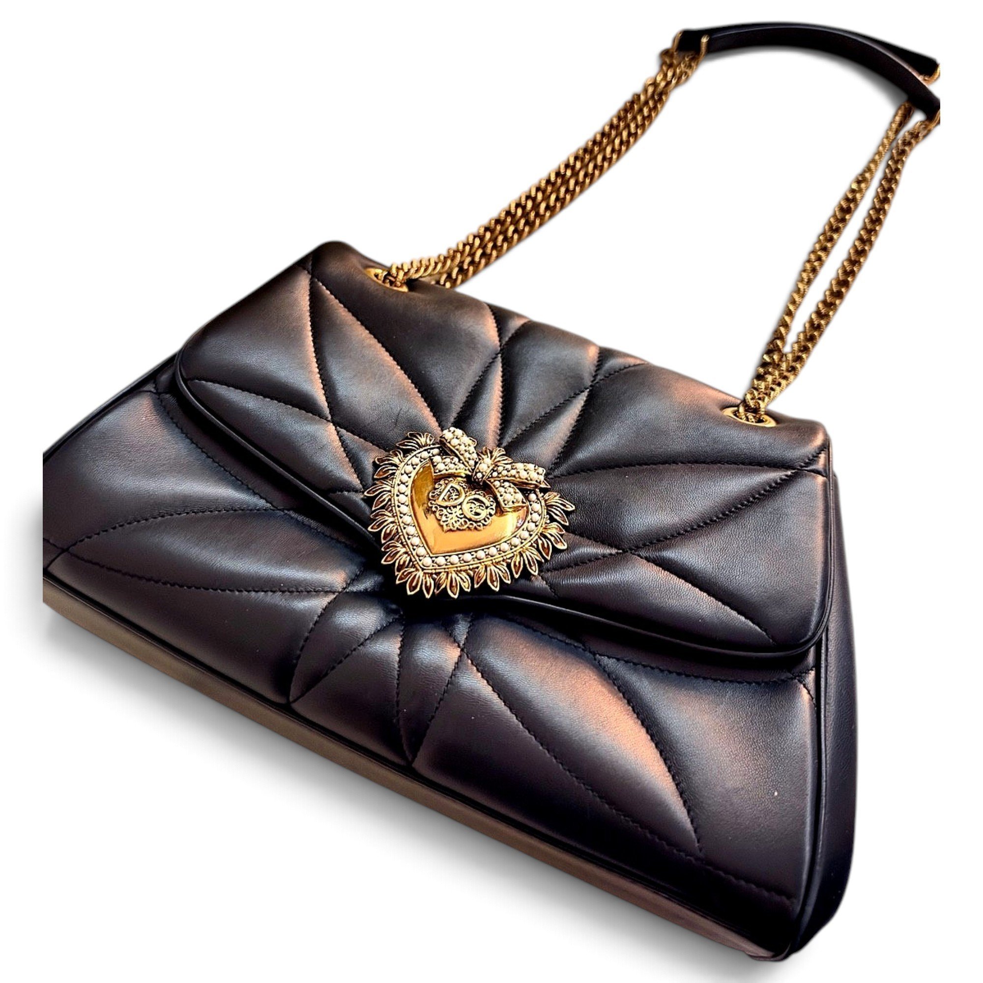 Dolce & Gabbana Devotion leather handbag
