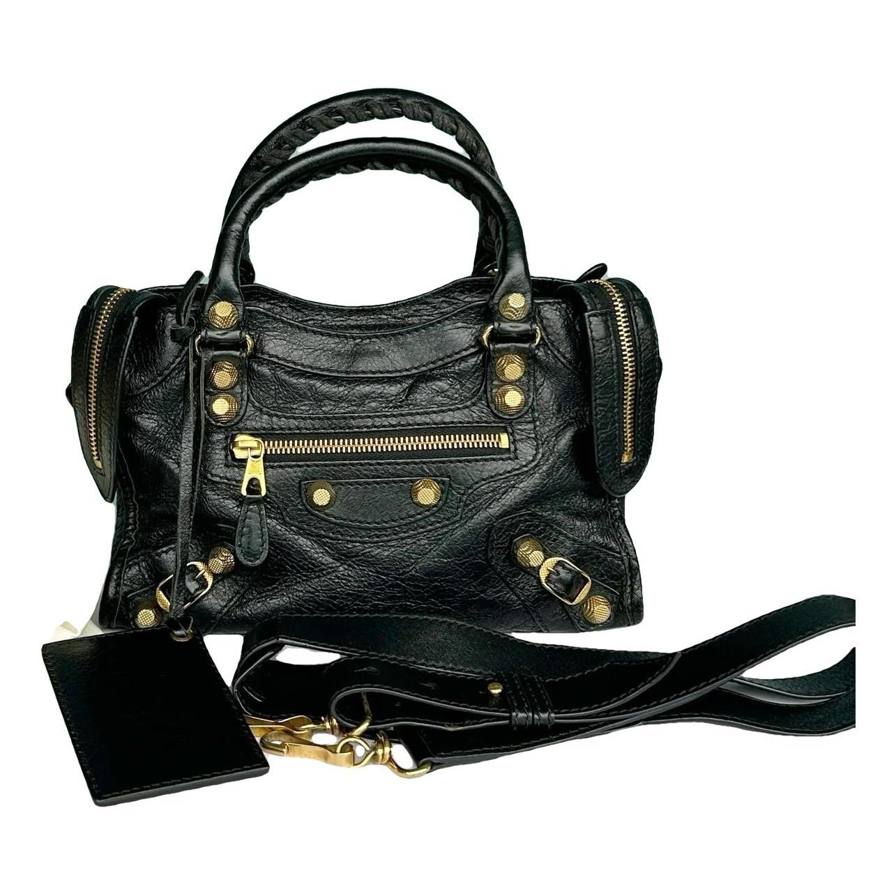 Leather mini bag