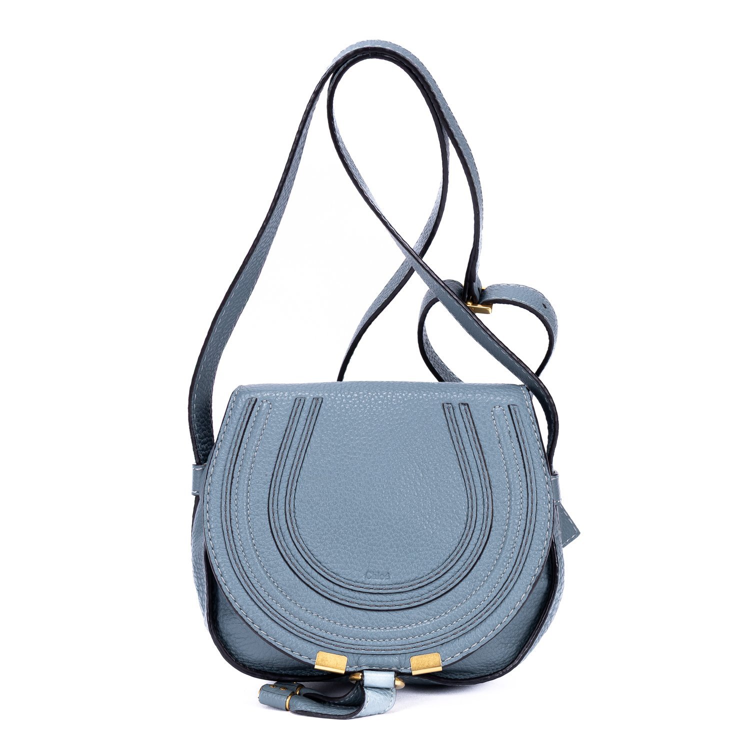 Drew leather handbag