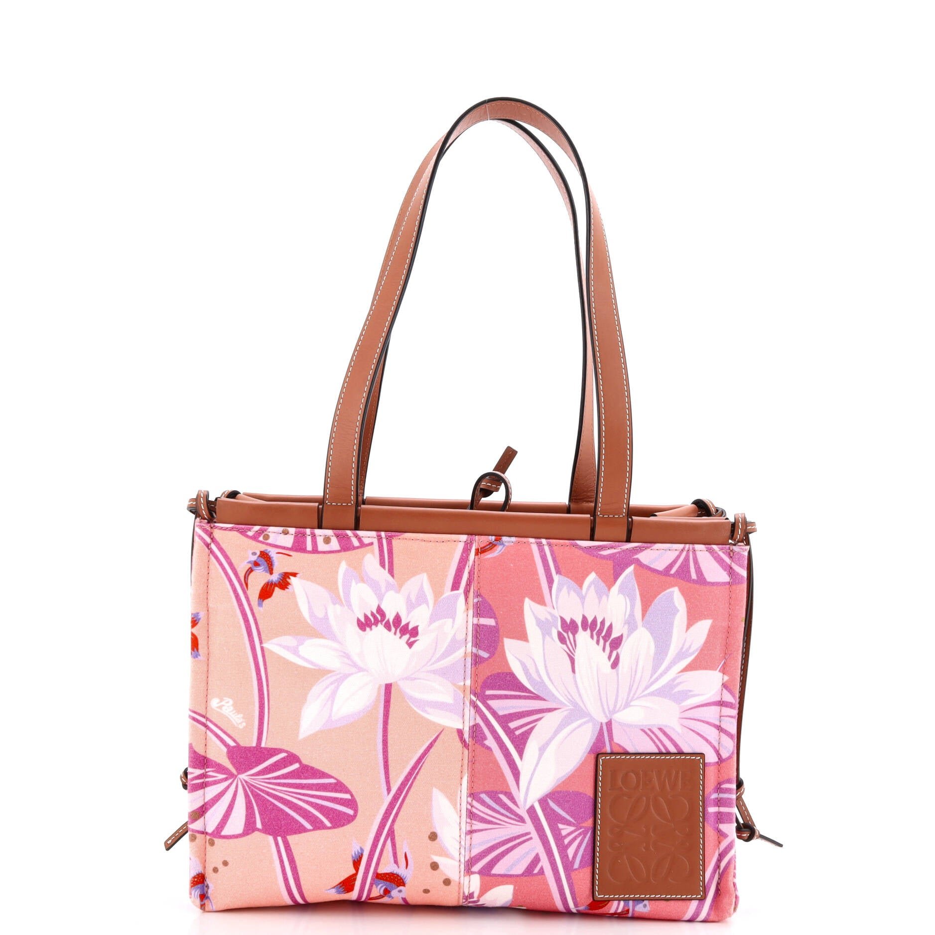 Loewe Paula's Ibiza Cushion Tote Printed Canvas Small