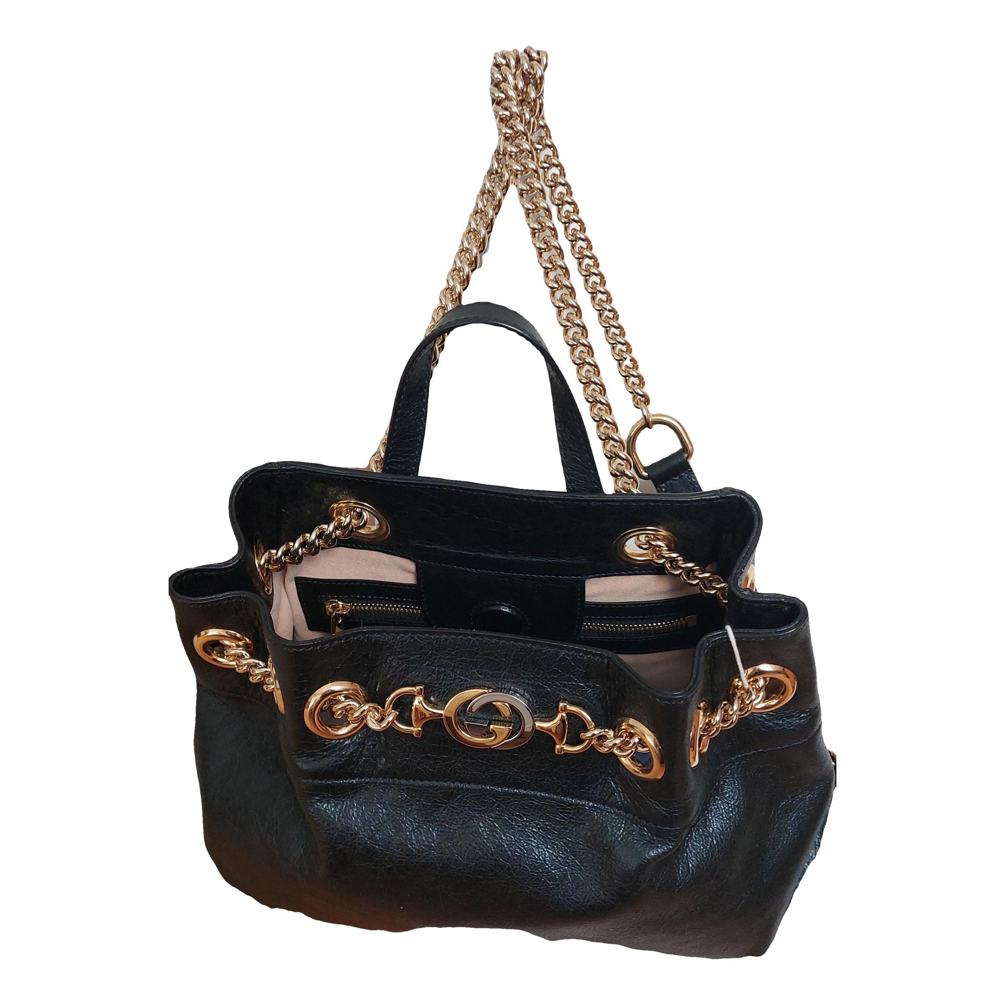 Leather backpack