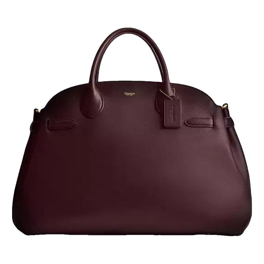 Leather tote