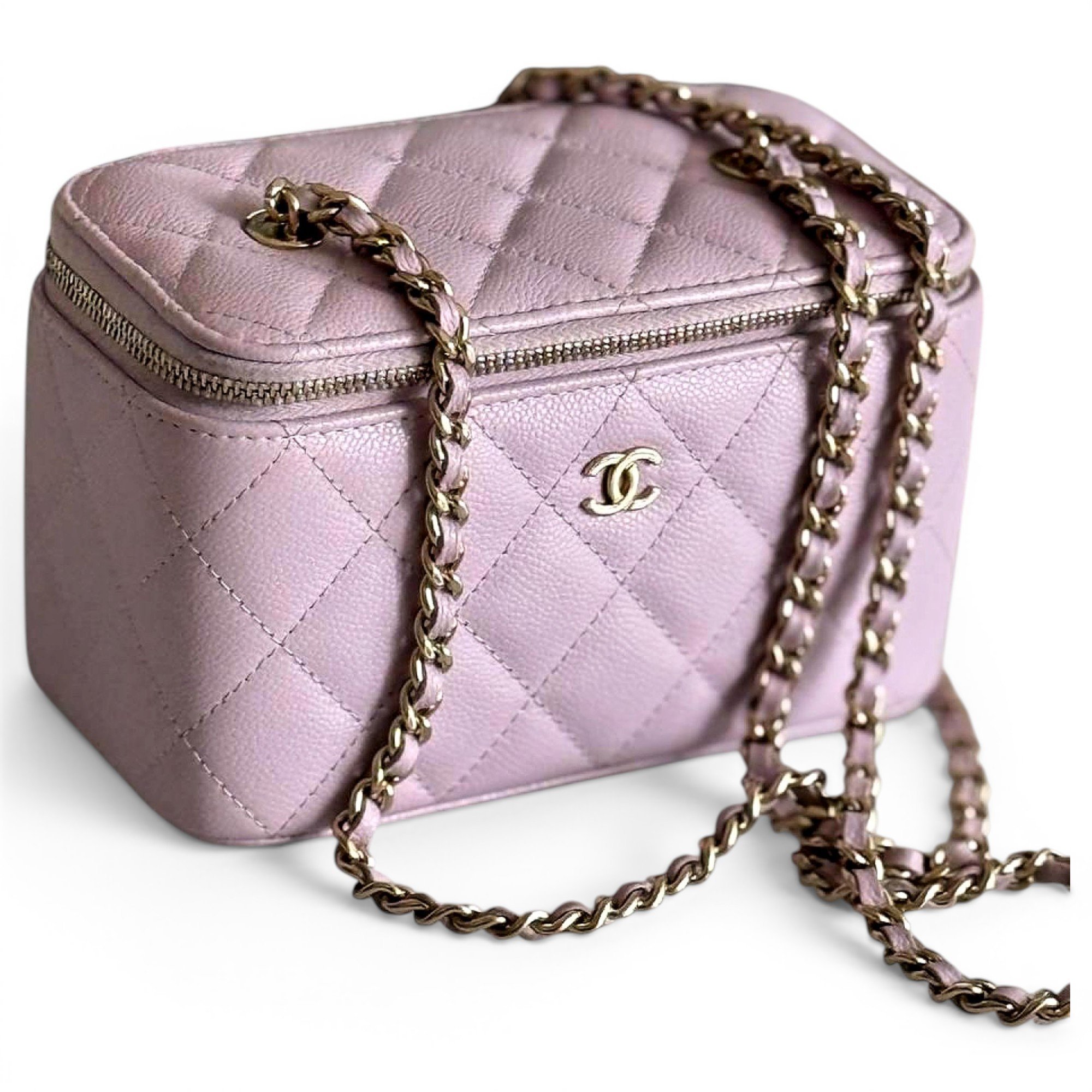 Vanity leather bag