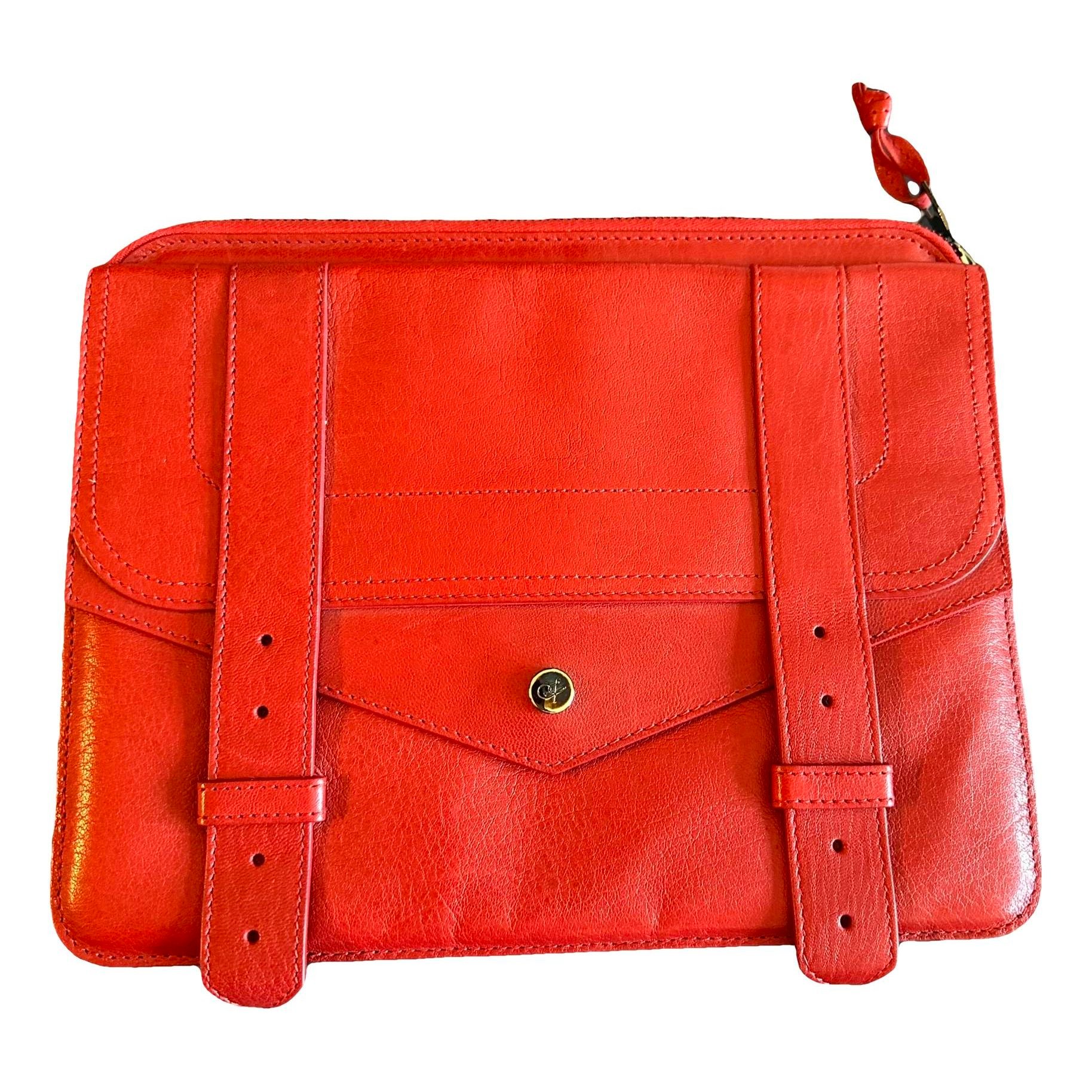 Proenza Schouler Small Courier leather clutch bag