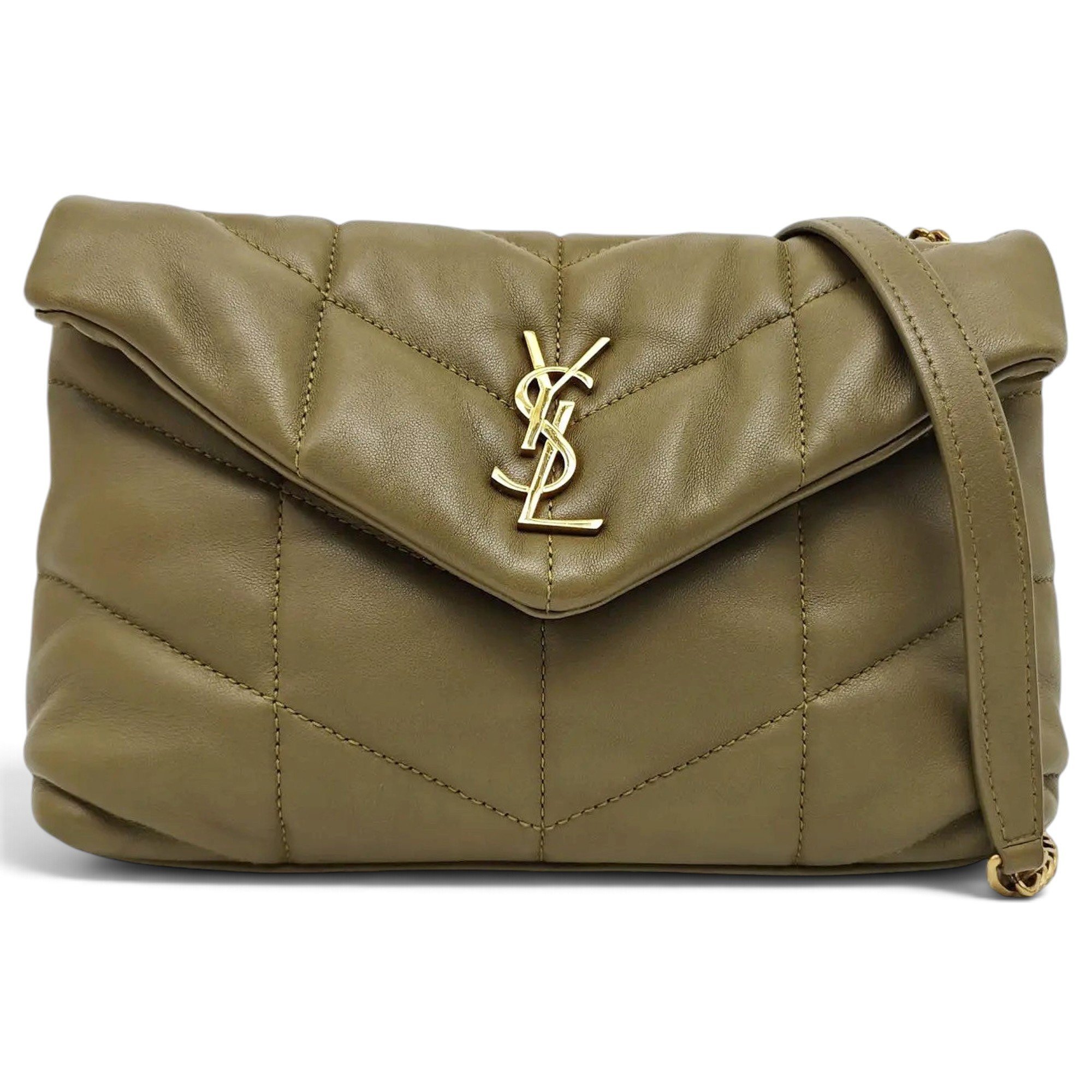 Loulou Puffer leather crossbody bag