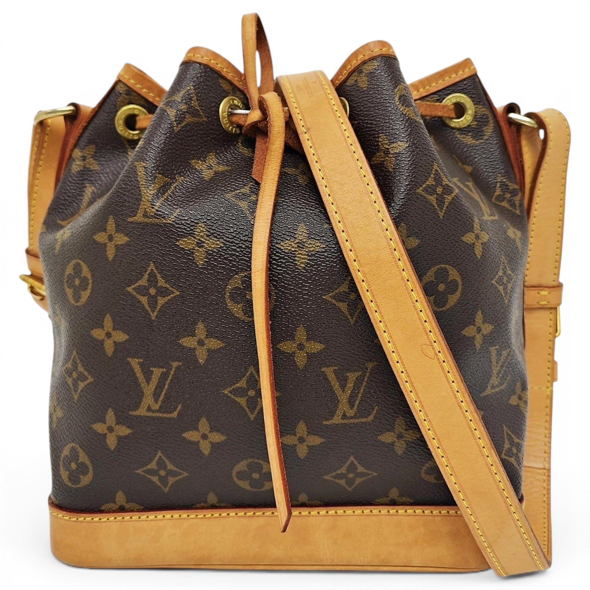 Nano Noé leather handbag