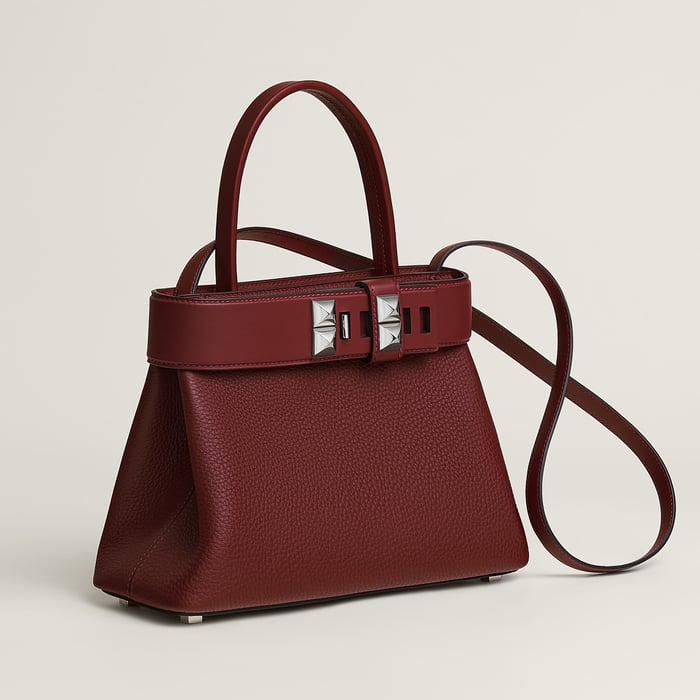 Rouge H Medor Clous Bag