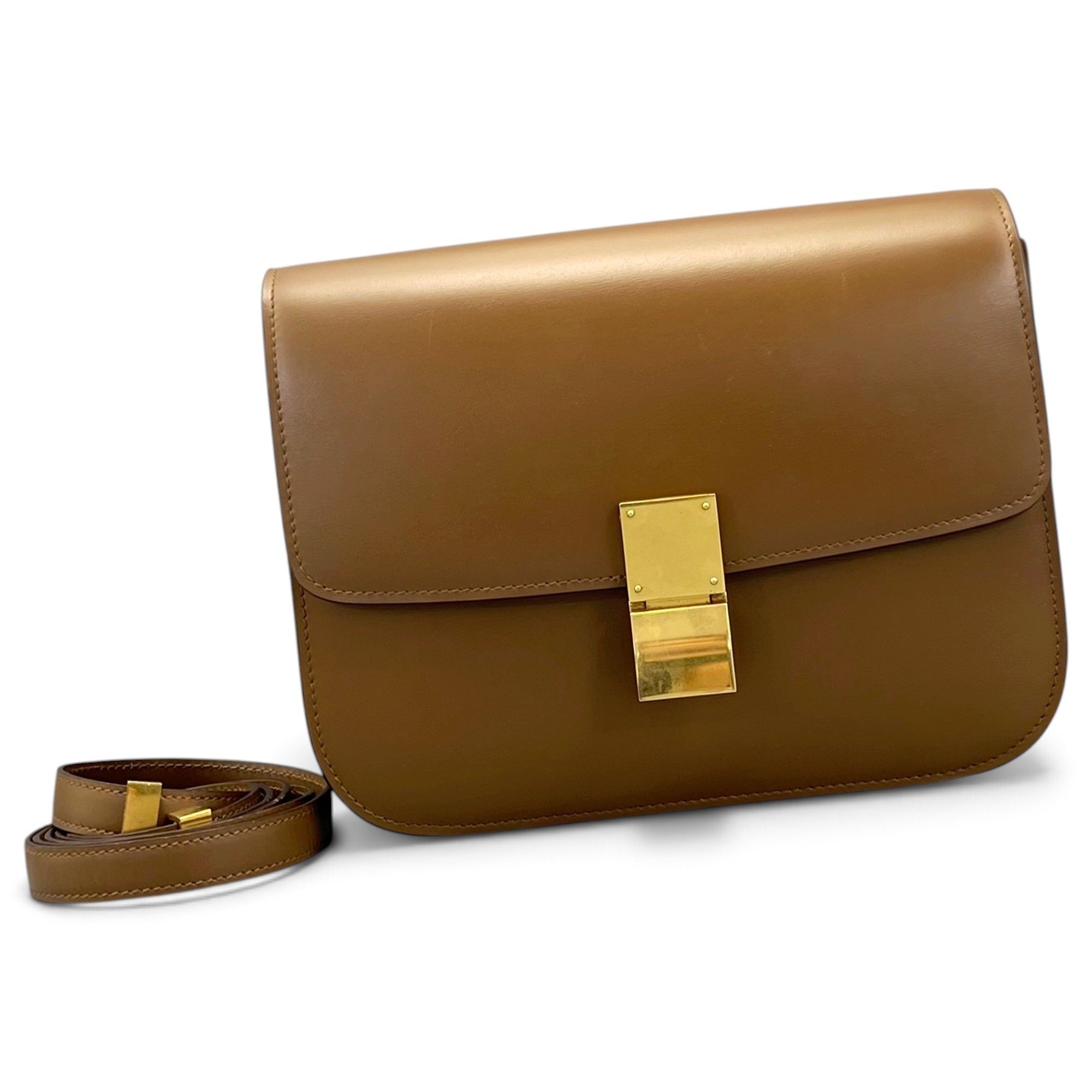 Classic leather handbag