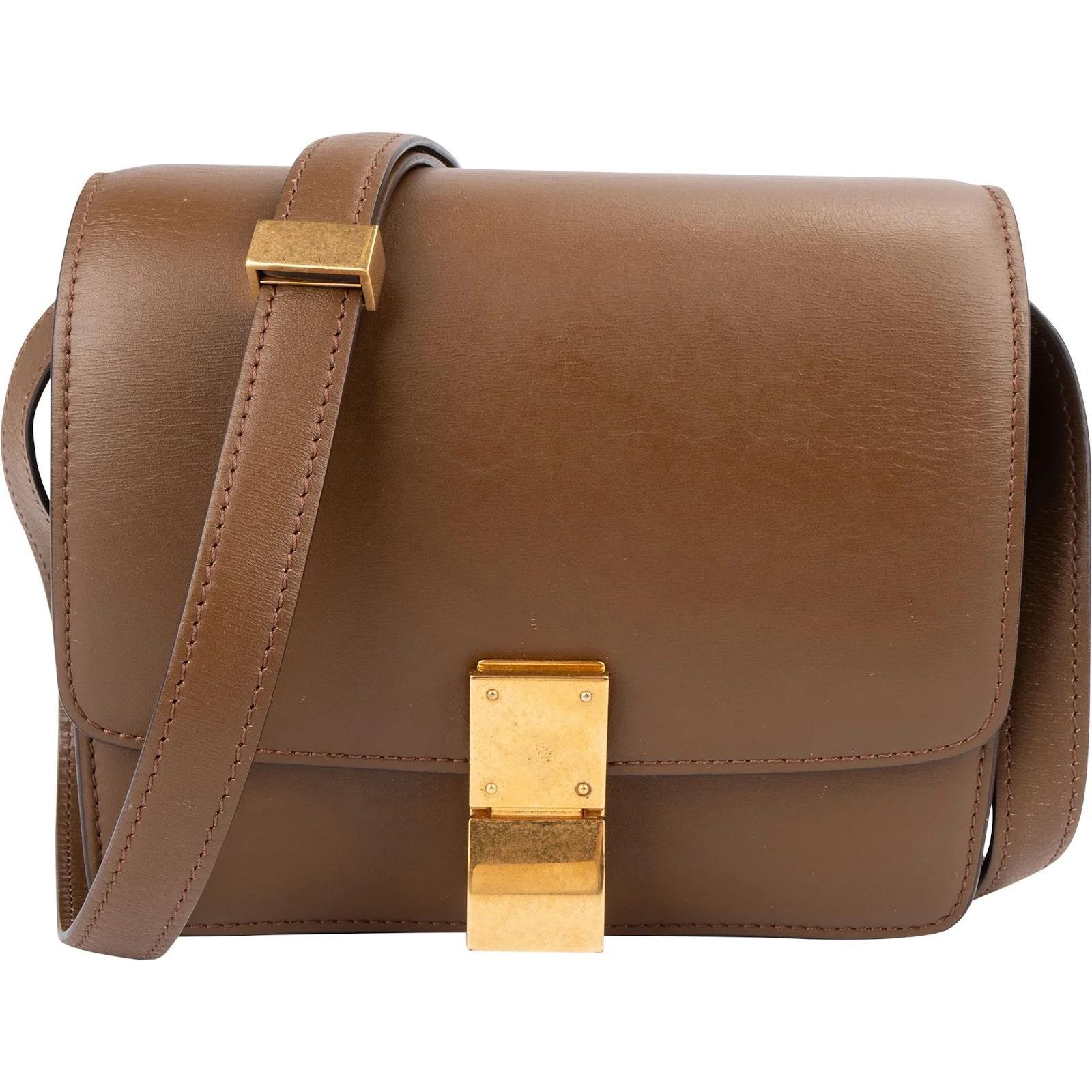 Classic leather crossbody bag