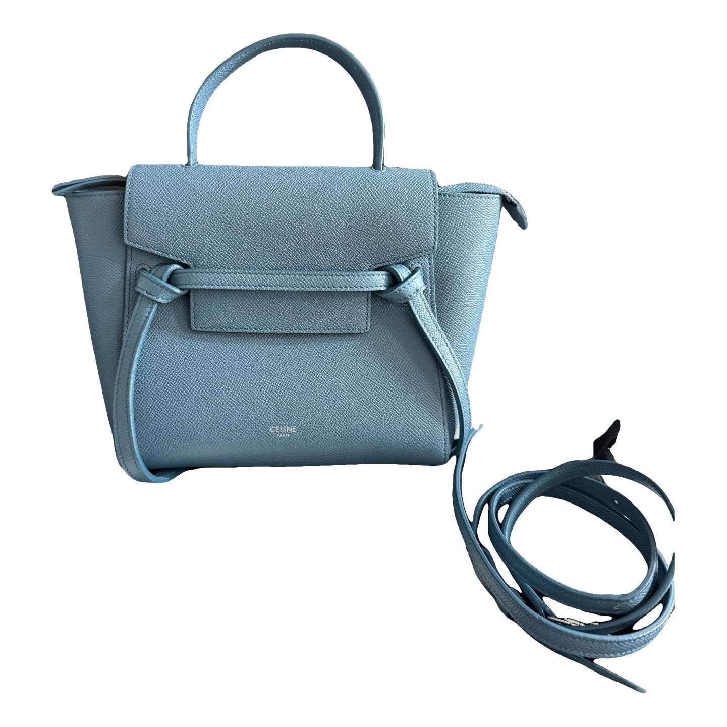 Belt leather handbag