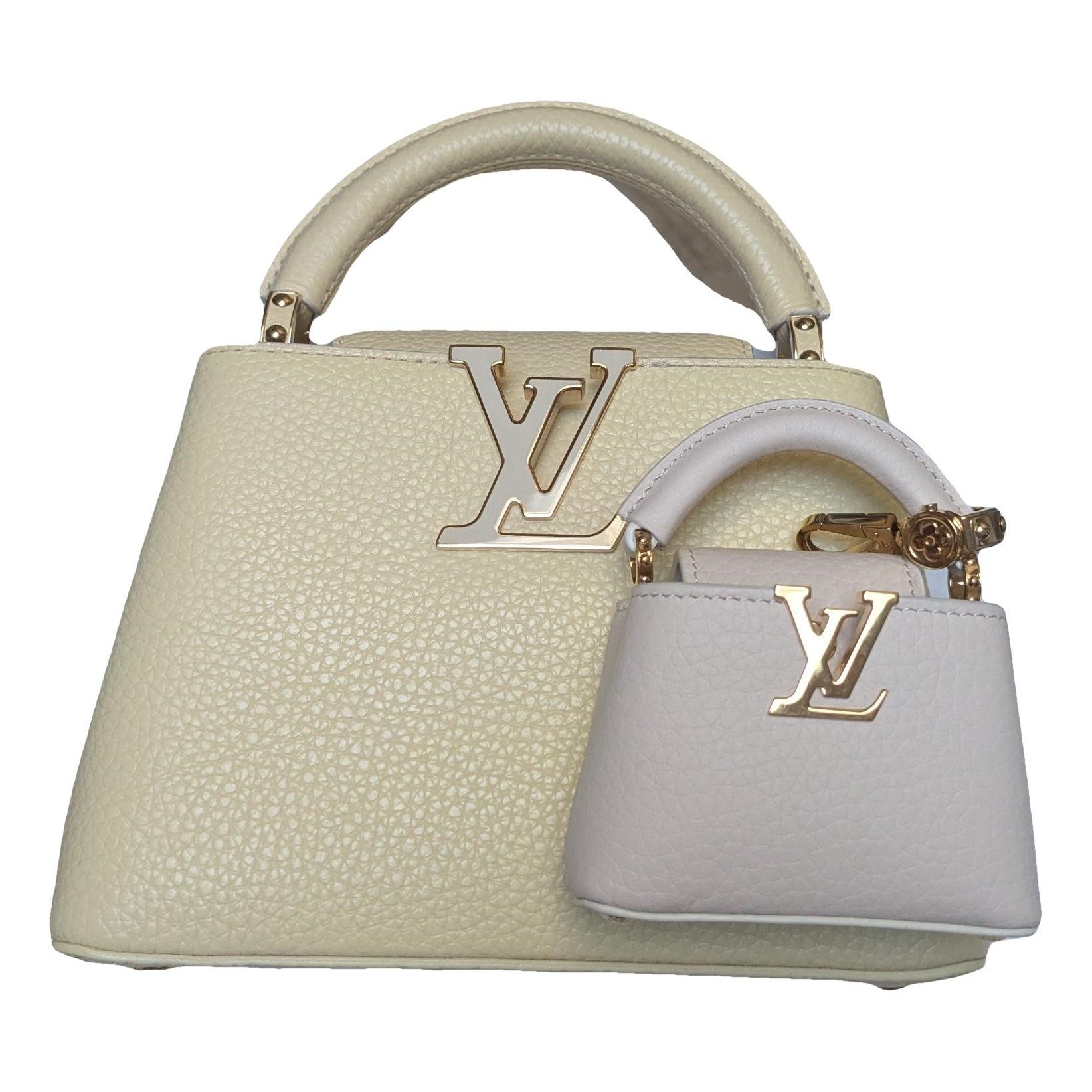 Capucines leather handbag