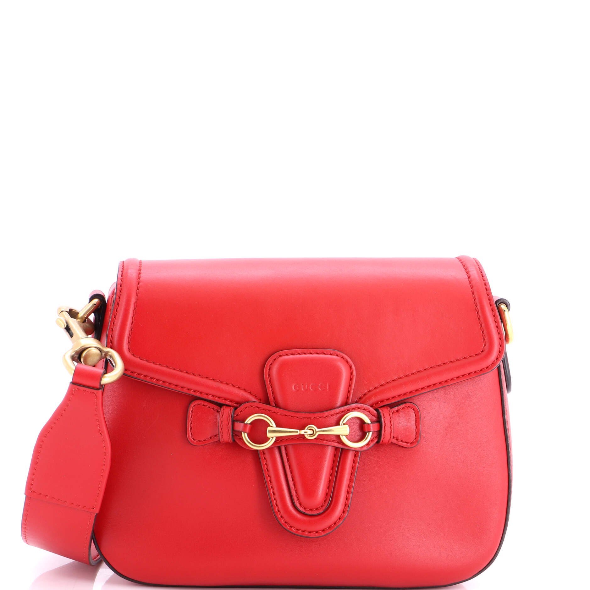 Lady Web Shoulder Bag Leather Medium